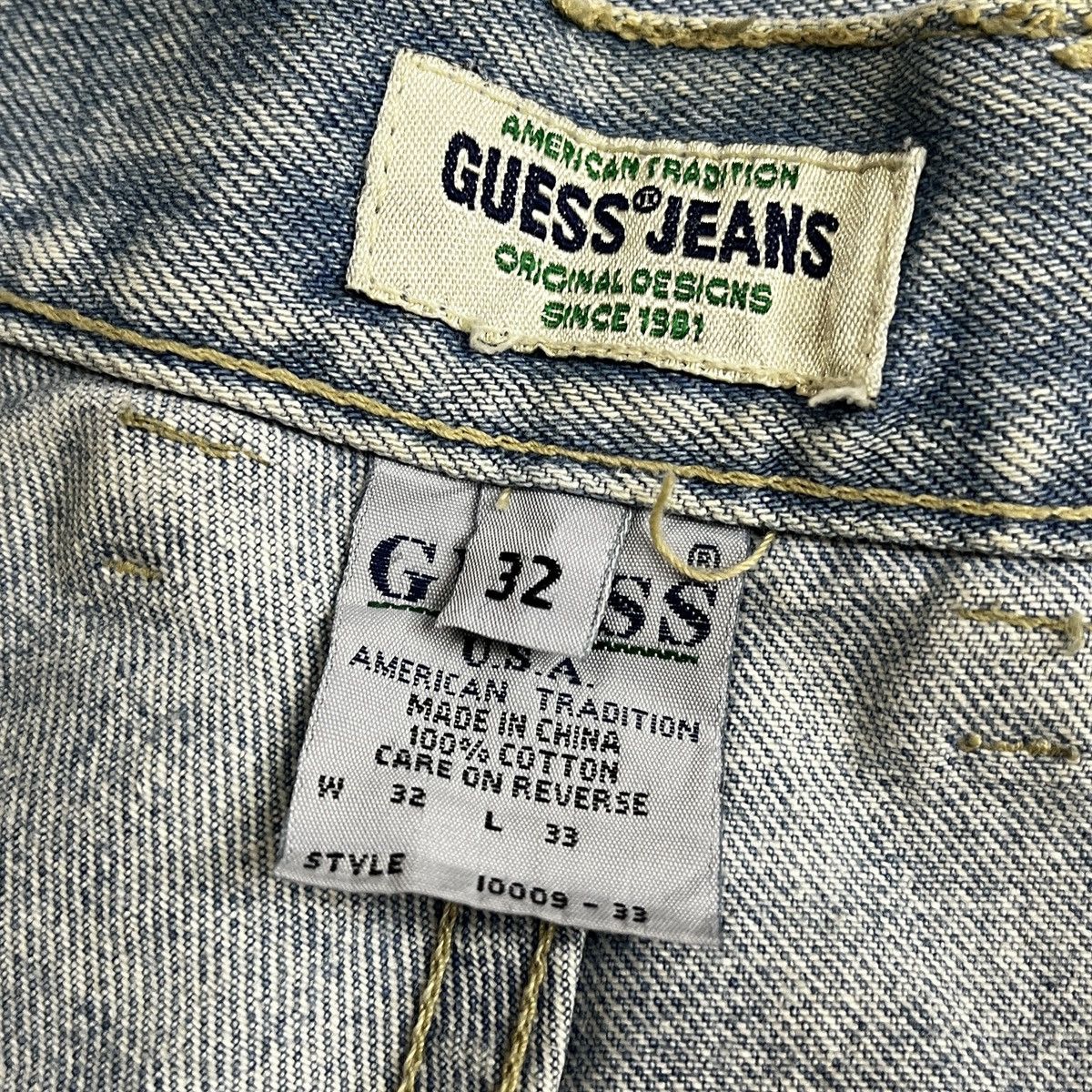 Guess × Vintage Vintage 90s GUESS USA Baggy Denim Size US 32 / EU 48 - 17 Thumbnail