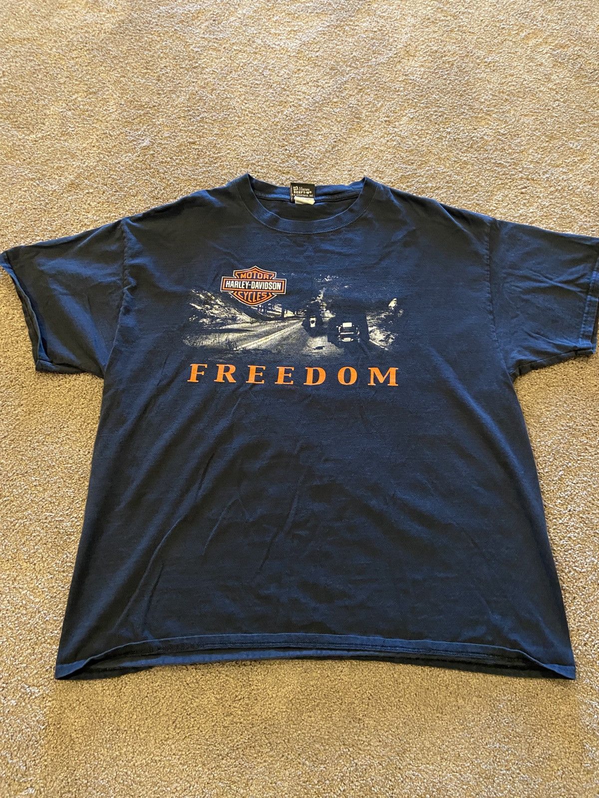 Harley Davidson 2000s Harley Davidson Pikes Peak Faded Shirt Size US XL / EU 56 / 4 - 2 Thumbnail