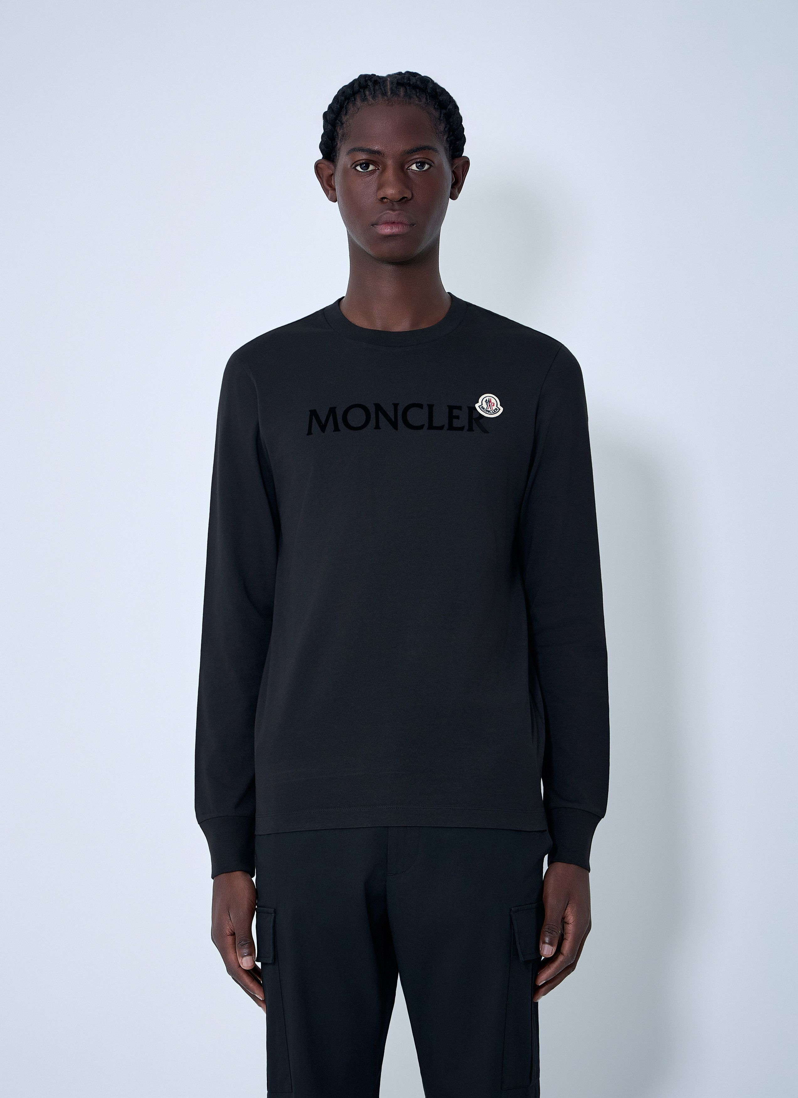 Moncler Logo Motif Sweatshirt Size US XL / EU 56 / 4 - 1 Thumbnail