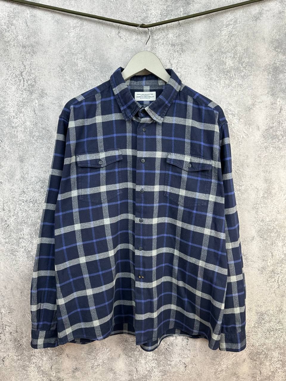 Barbour Barbour and Sons Forestay Flannel Shirt Plaid/Check Button Size US XXL / EU 58 / 5 - 1 Thumbnail