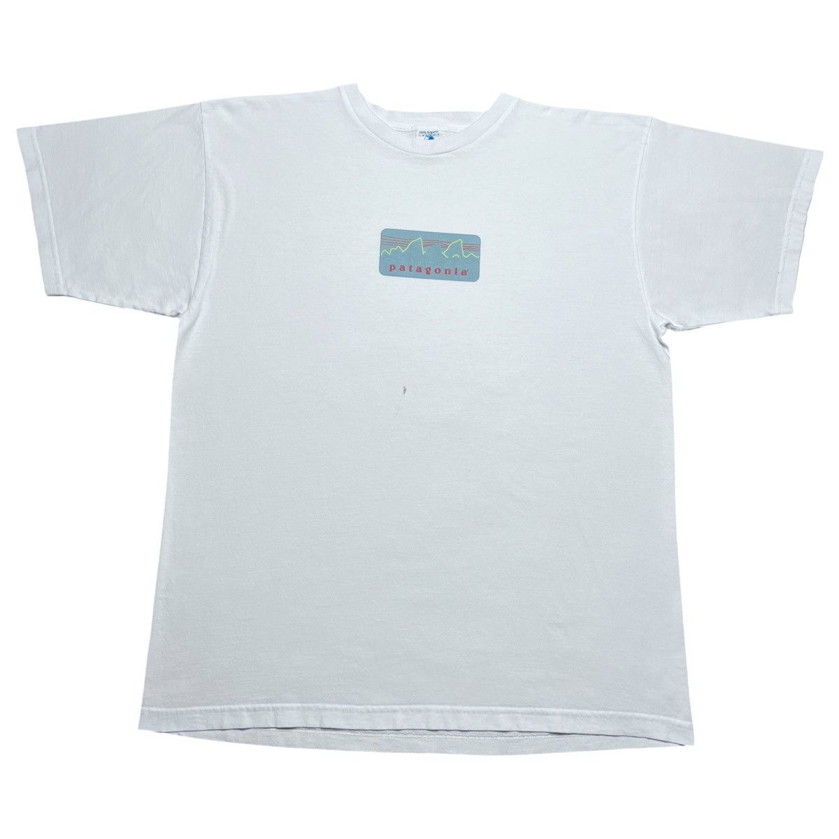 Patagonia Vtg 1990s Patagonia Beneficial Organic Mountain Logo T-Shirt Size US XL / EU 56 / 4 - 1 Thumbnail