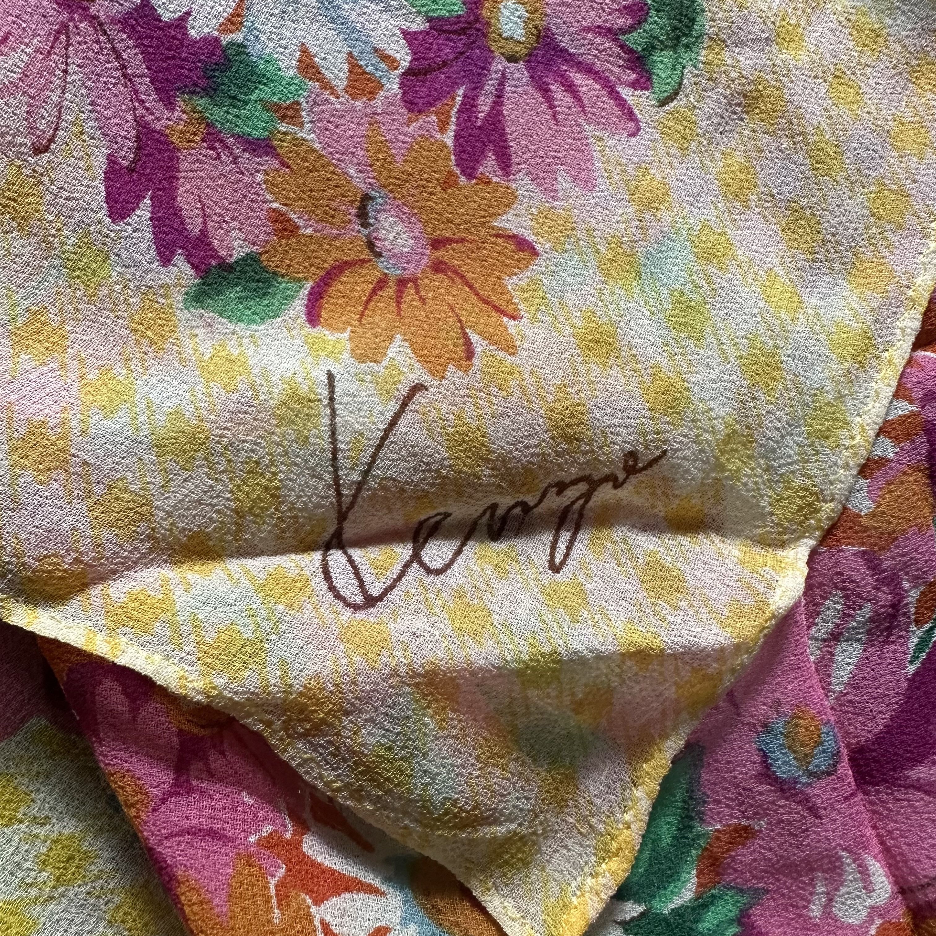 Japanese Brand × Kenzo × Silk Laundry 🔥RARE🔥Kenzo Paris Silk Neckerchief Scarf Headband Size ONE SIZE - 4 Thumbnail