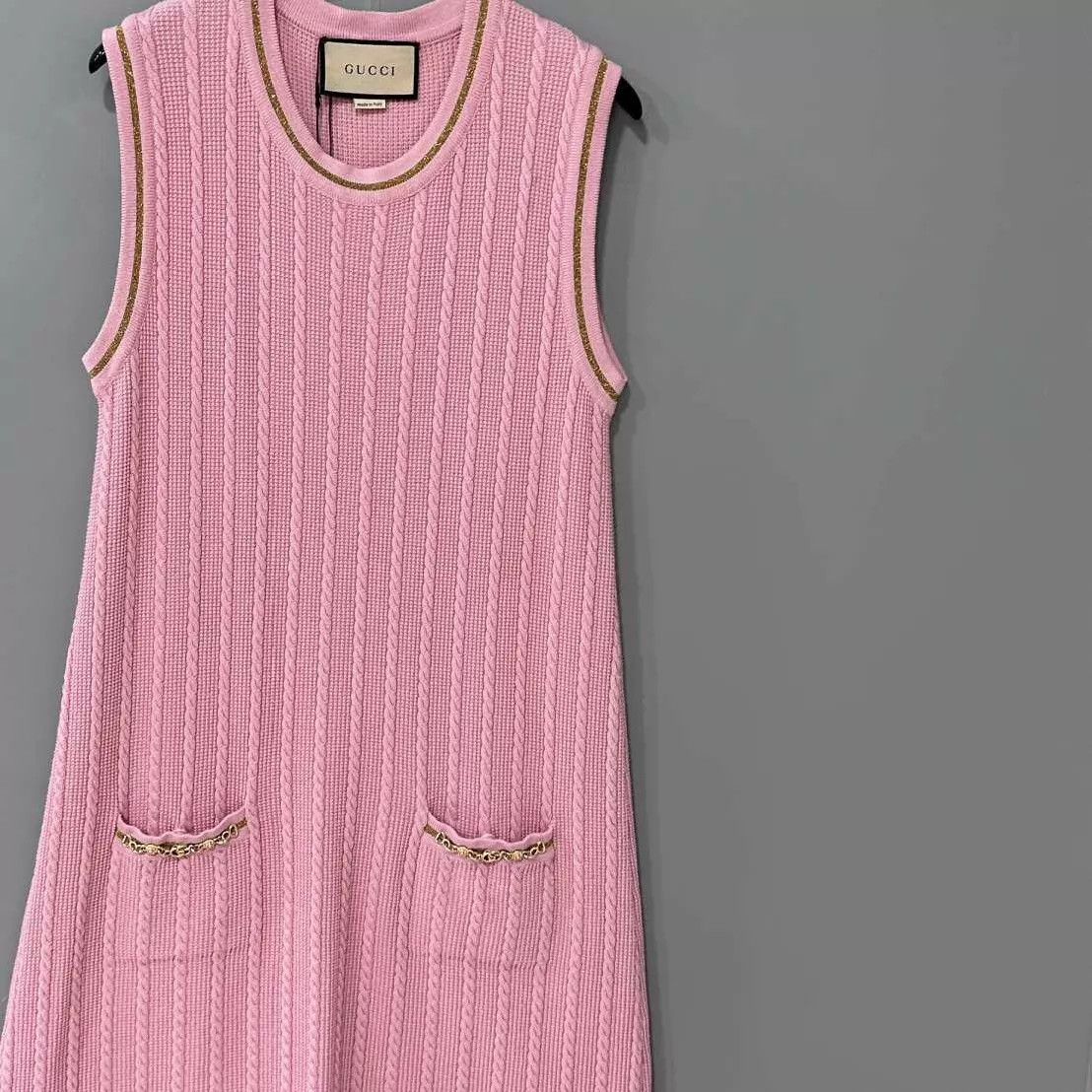 Gucci GUCCI Double G Chain Elastic Dress S Size S / US 4 / IT 40 - 1 Thumbnail