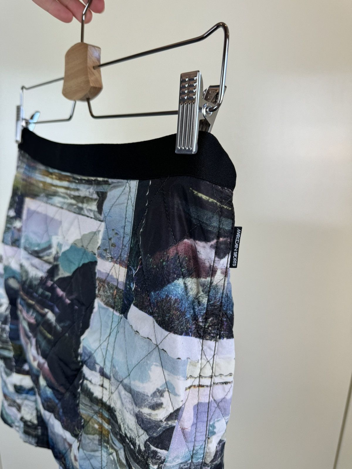 Hysteric Glamour Marc Cain quilted nylon skirt avant garde gothic mountain S Size 26" / US 2 / IT 38 - 6 Thumbnail
