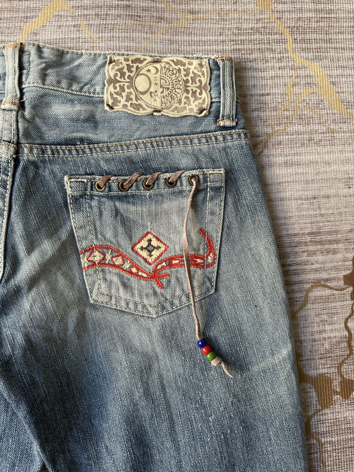 Other FLARE Vienus Native Design Distressed Denim Size 27" / US 4 / IT 40 - 17 Thumbnail