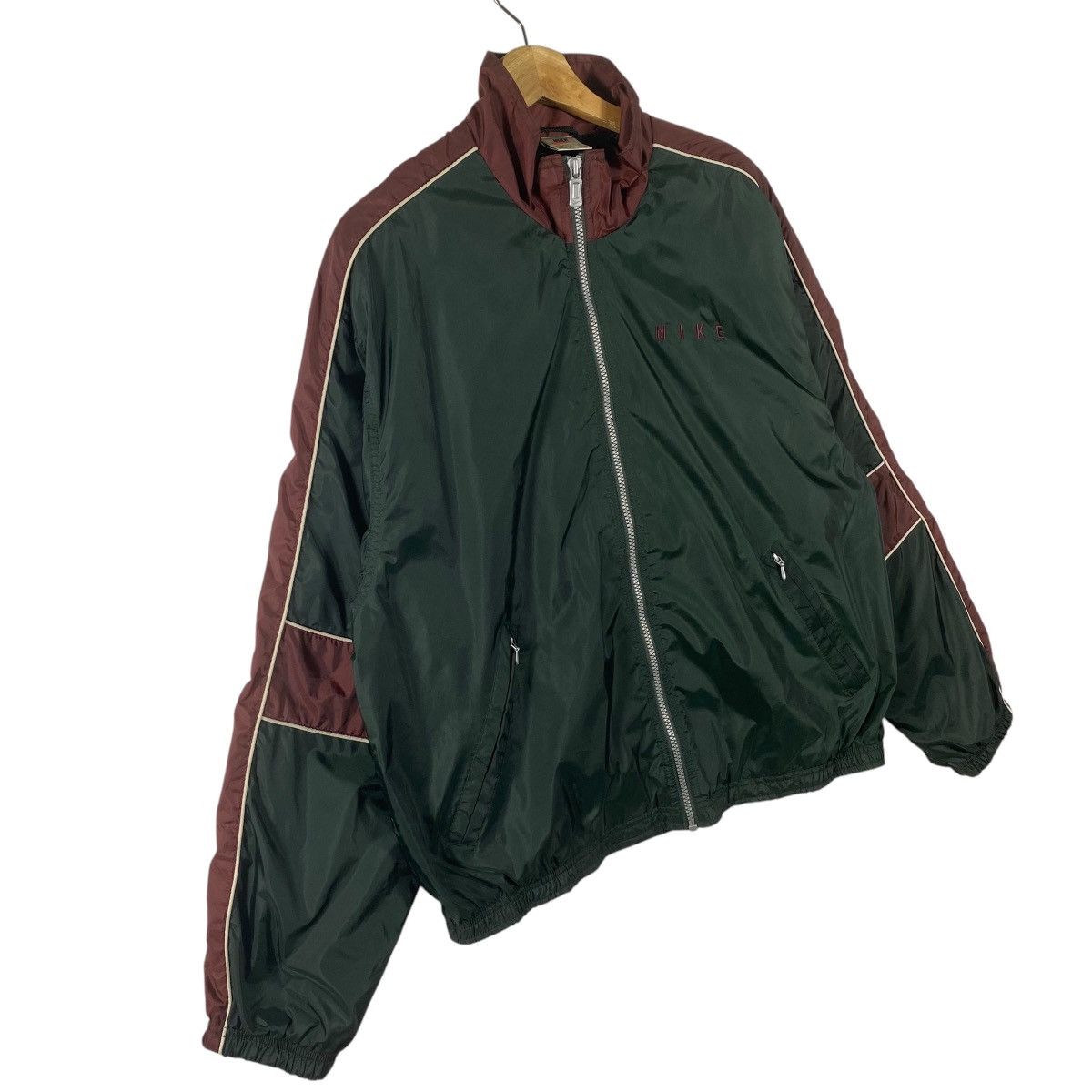 Nike × Vintage Vintage Nike Zipper Windbreaker Jacket Size US M / EU 48-50 / 2 - 3 Thumbnail