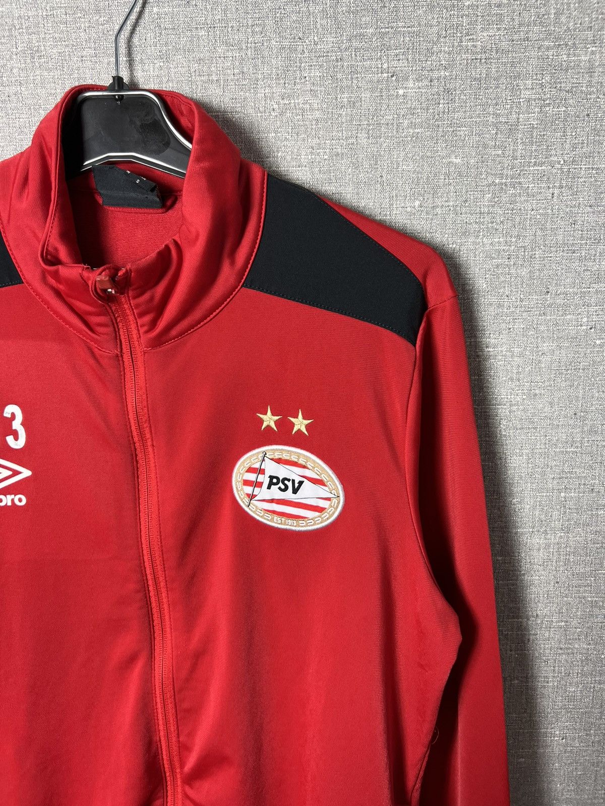 Umbro Vintage 00s Umbro PSV Eindhoven Football Training Jacket Size US S / EU 44-46 / 1 - 3 Thumbnail