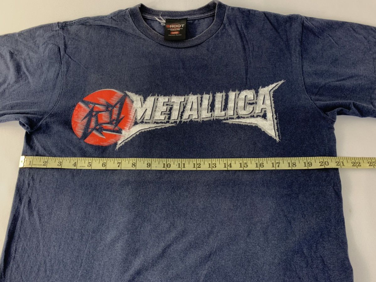Metallica Metalica America Hard Rock Music Band Tag Shoot Spell Out Size US L / EU 52-54 / 3 - 8 Thumbnail