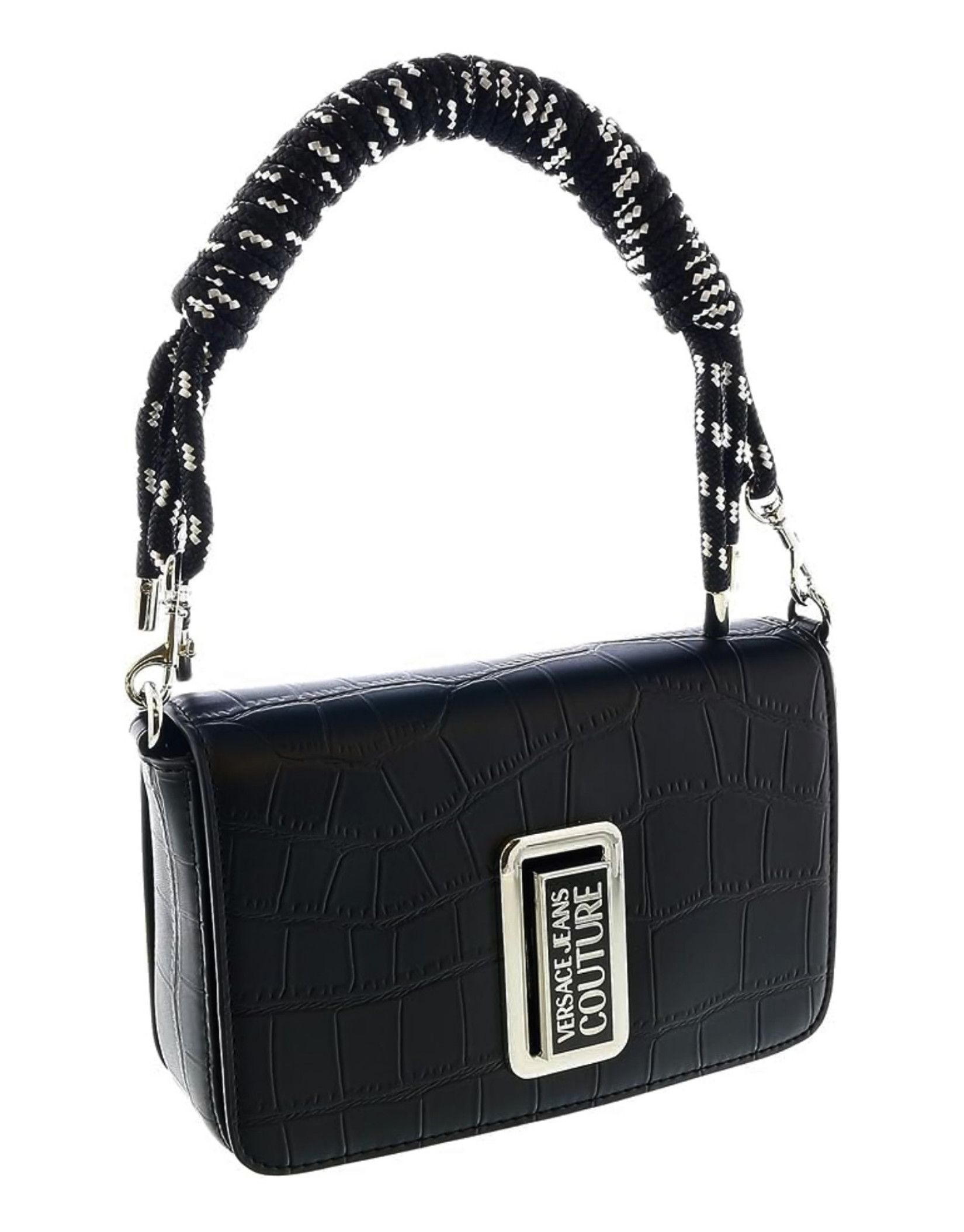 Versace Jeans Couture Versace Jeans Couture Rope Handle Croc Crossbody Bag Size ONE SIZE - 2 Thumbnail