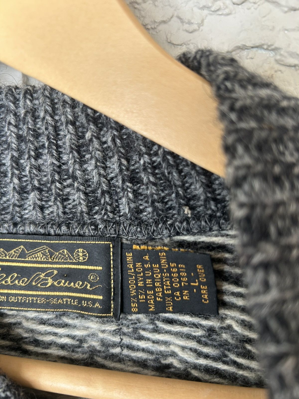 Eddie Bauer Vintage 90s Eddie Bauer Wool Knit Pullover Sweater Size US L / EU 52-54 / 3 - 7 Thumbnail