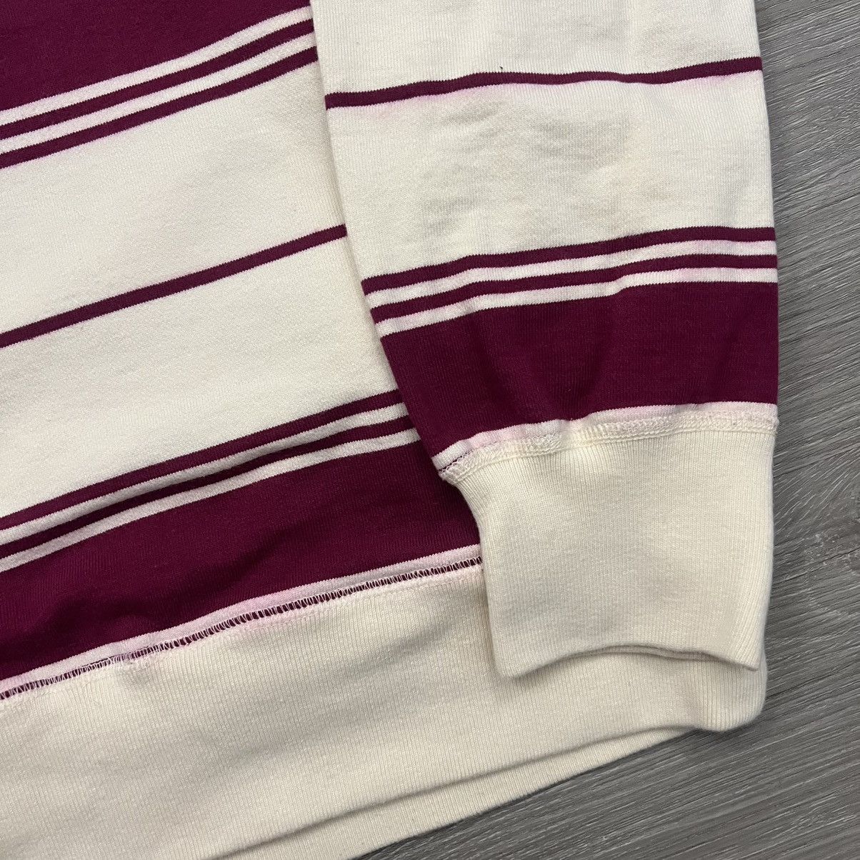 Supreme Supreme Striped Hooded Crewneck FW16 Size US M / EU 48-50 / 2 - 6 Thumbnail