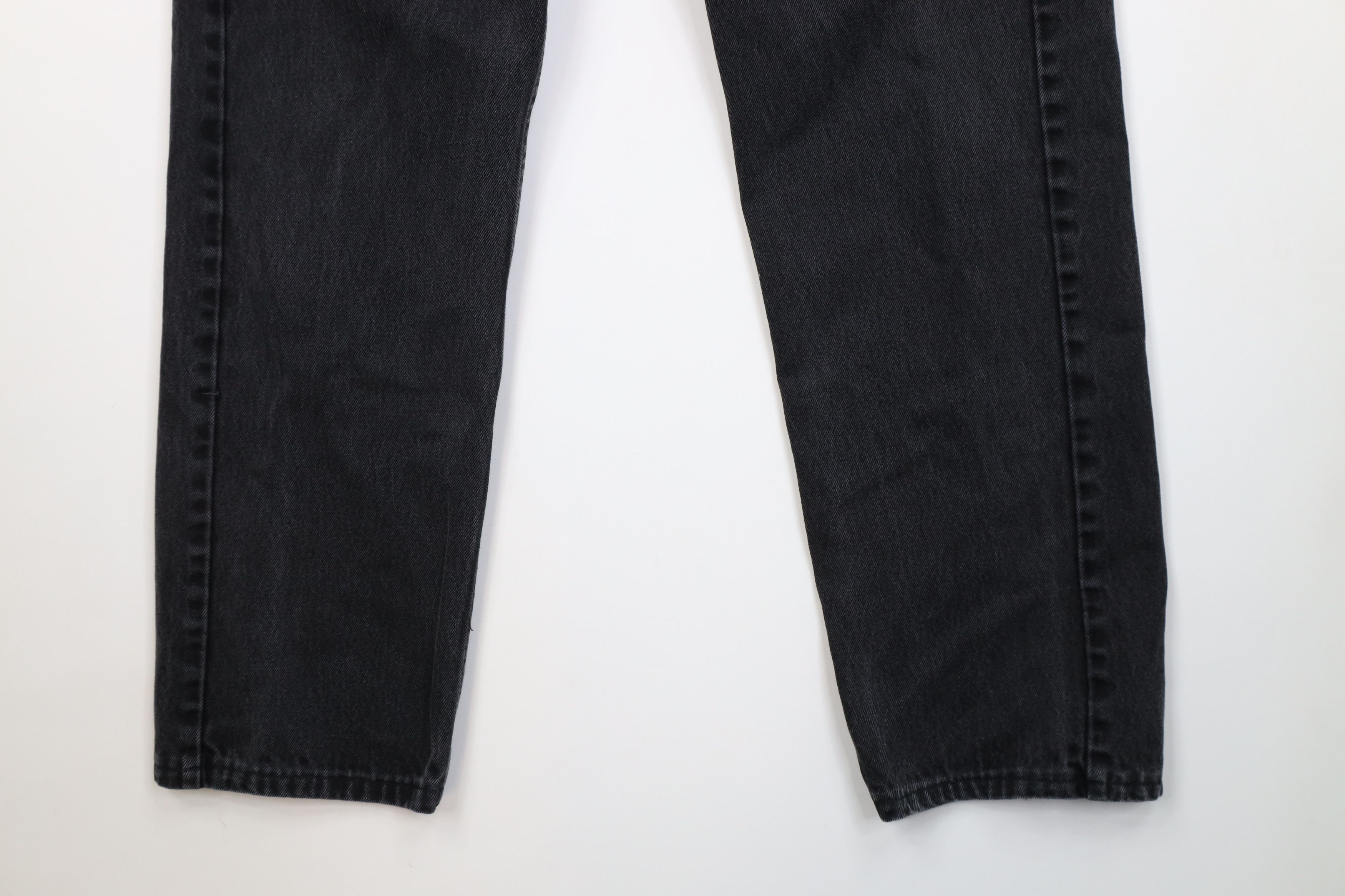 Levi's Vintage Y2K Levis 505 Regular Straight Leg Denim Jeans Black Size US 38 / EU 54 - 4 Thumbnail