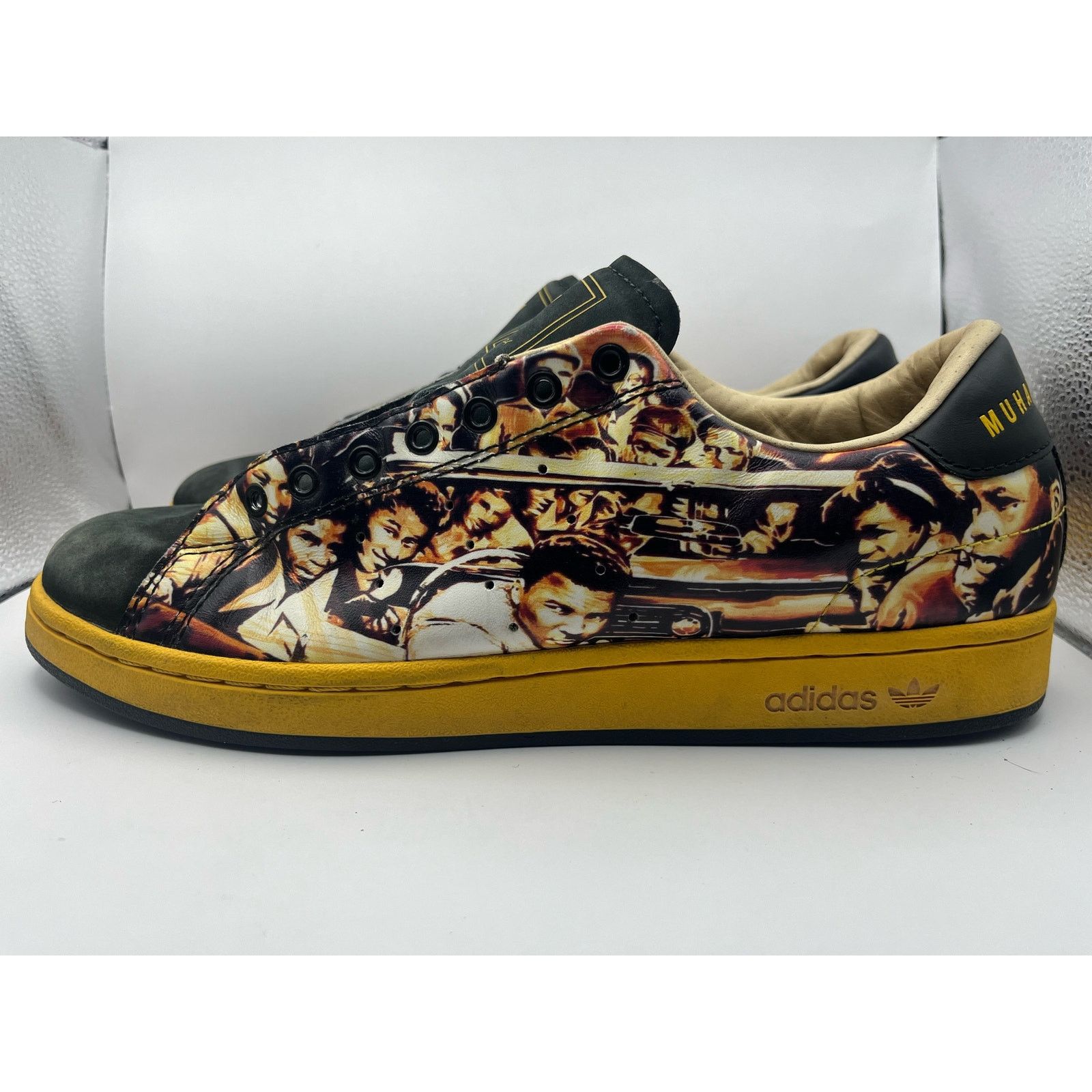 Adidas Adidas Ali Classic 2 Muhammad Ali Values BlackYellow Sneaker Size US 11.5 / EU 44-45 - 2 Thumbnail