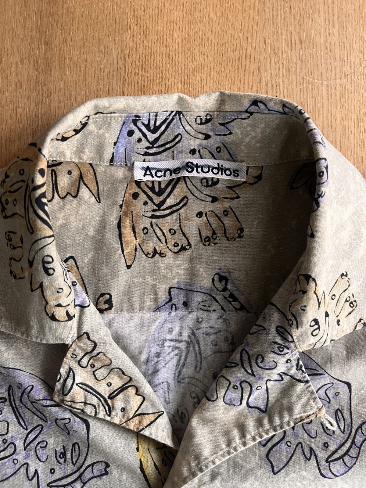 Acne Studios Acne Studios - Slub Cotton Shirt Size US M / EU 48-50 / 2 - 3 Thumbnail