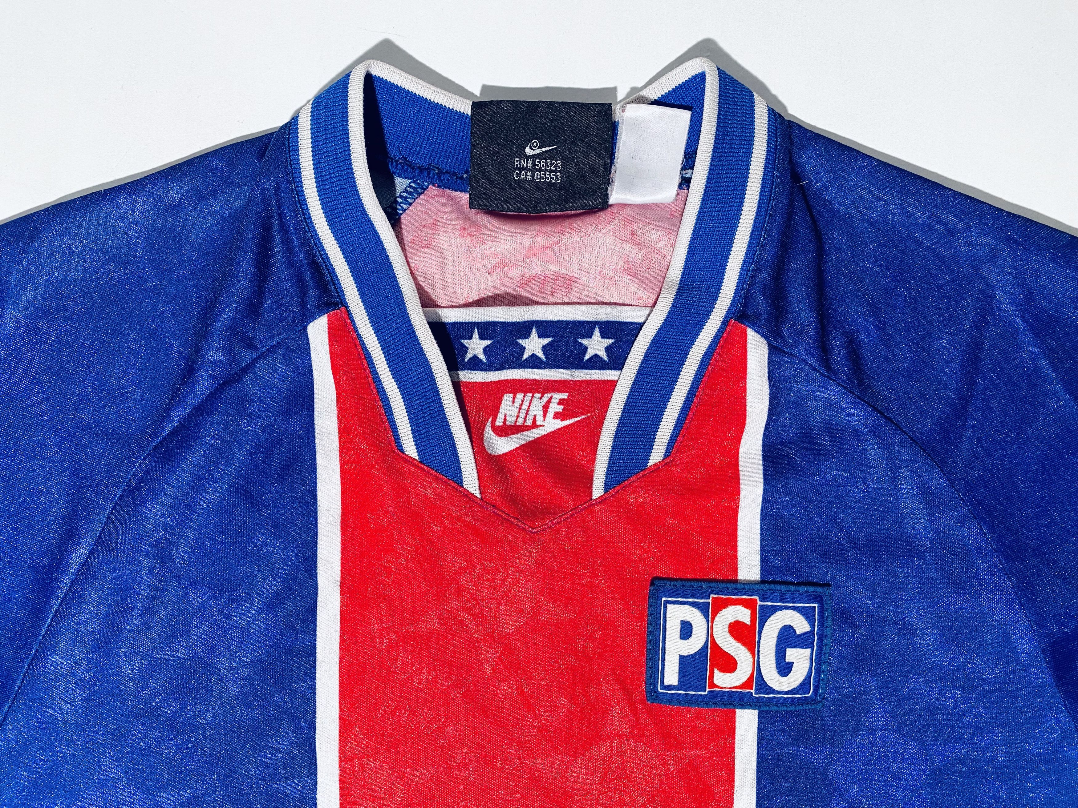 Nike Paris Saint-Germain Home Jersey Shirt 1994 - 1995 PSG Size US S / EU 44-46 / 1 - 4 Thumbnail