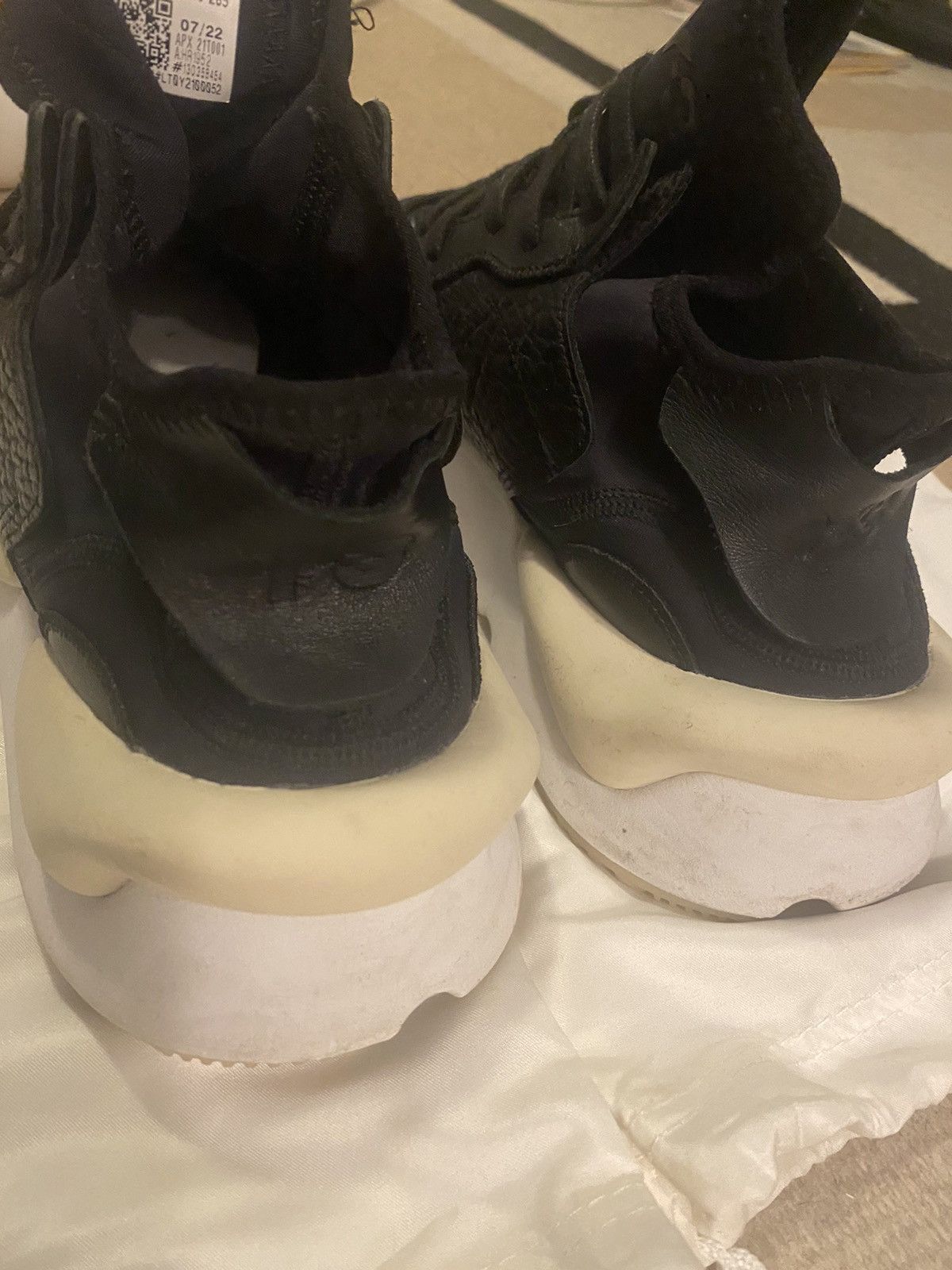 Adidas × Y-3 × Yohji Yamamoto Yohji Yamamoto x Adidas Y-3 Kaiwa leather sneakers Size US 11.5 / EU 44-45 - 4 Thumbnail