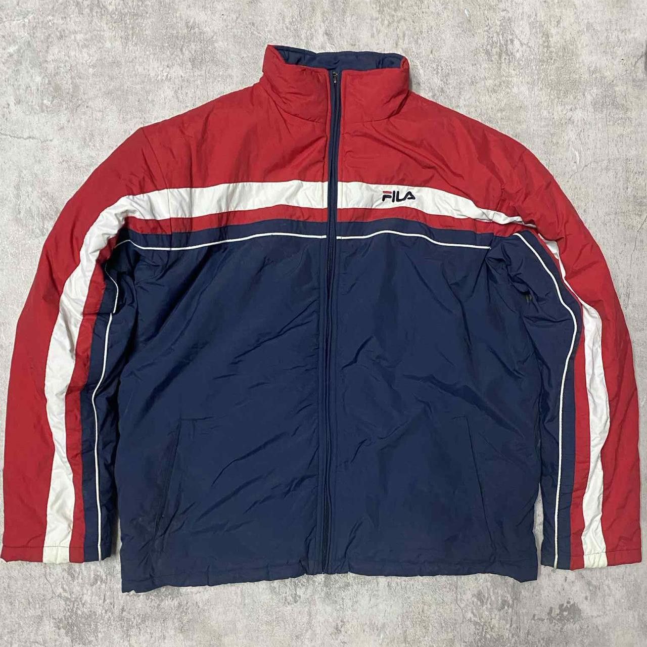 Fila Red and navy Fila puffer jacket Size US L / EU 52-54 / 3 - 1 Thumbnail