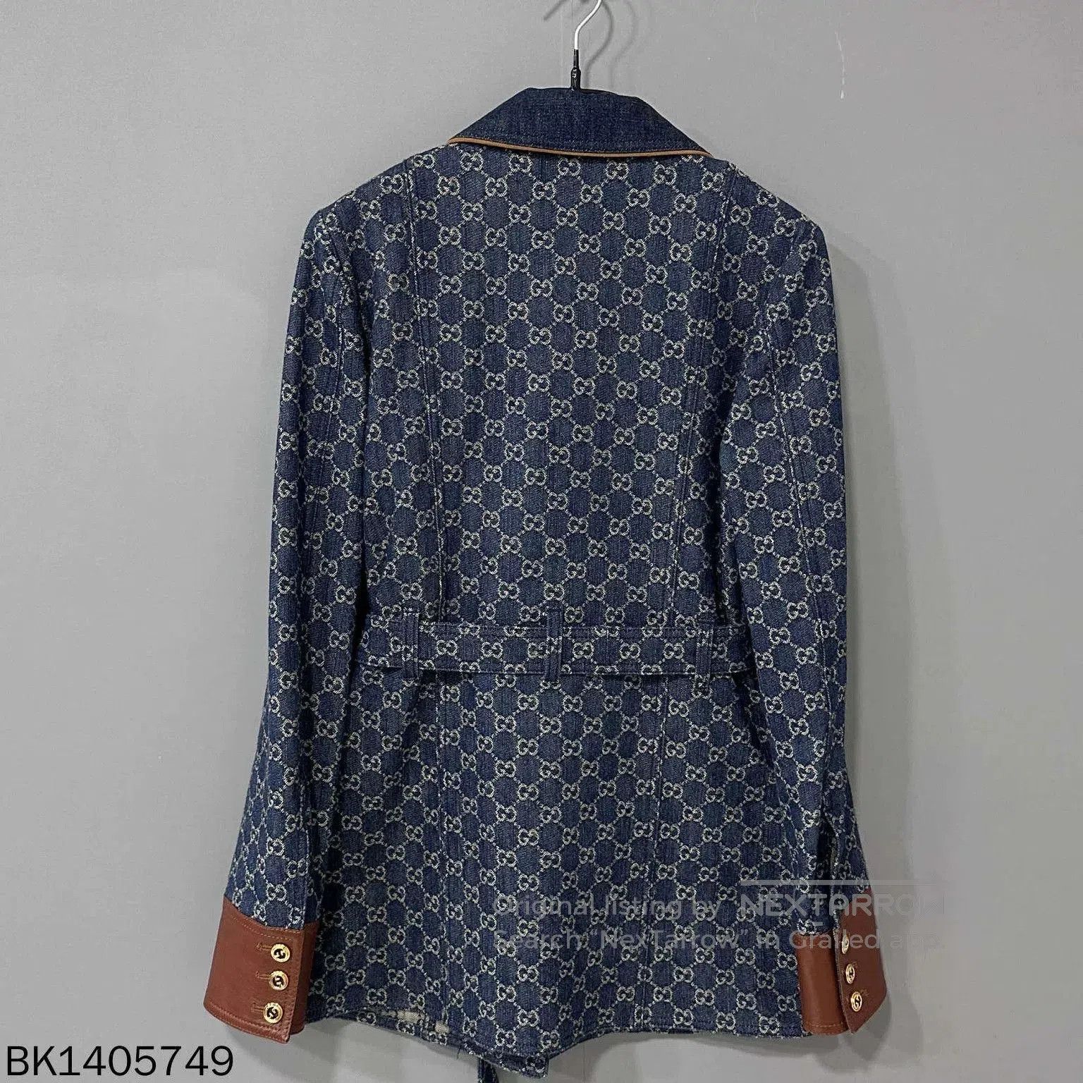 Gucci Gucci Monogram Denim Slim Jacket. Size S / US 4 / IT 40 - 4 Thumbnail