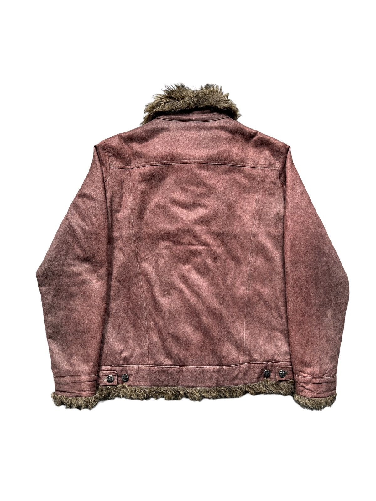 BERNINGS SHO Bernings Sho Faux Fur Mole Skin Trucker Jacket Size US L / EU 52-54 / 3 - 7 Thumbnail