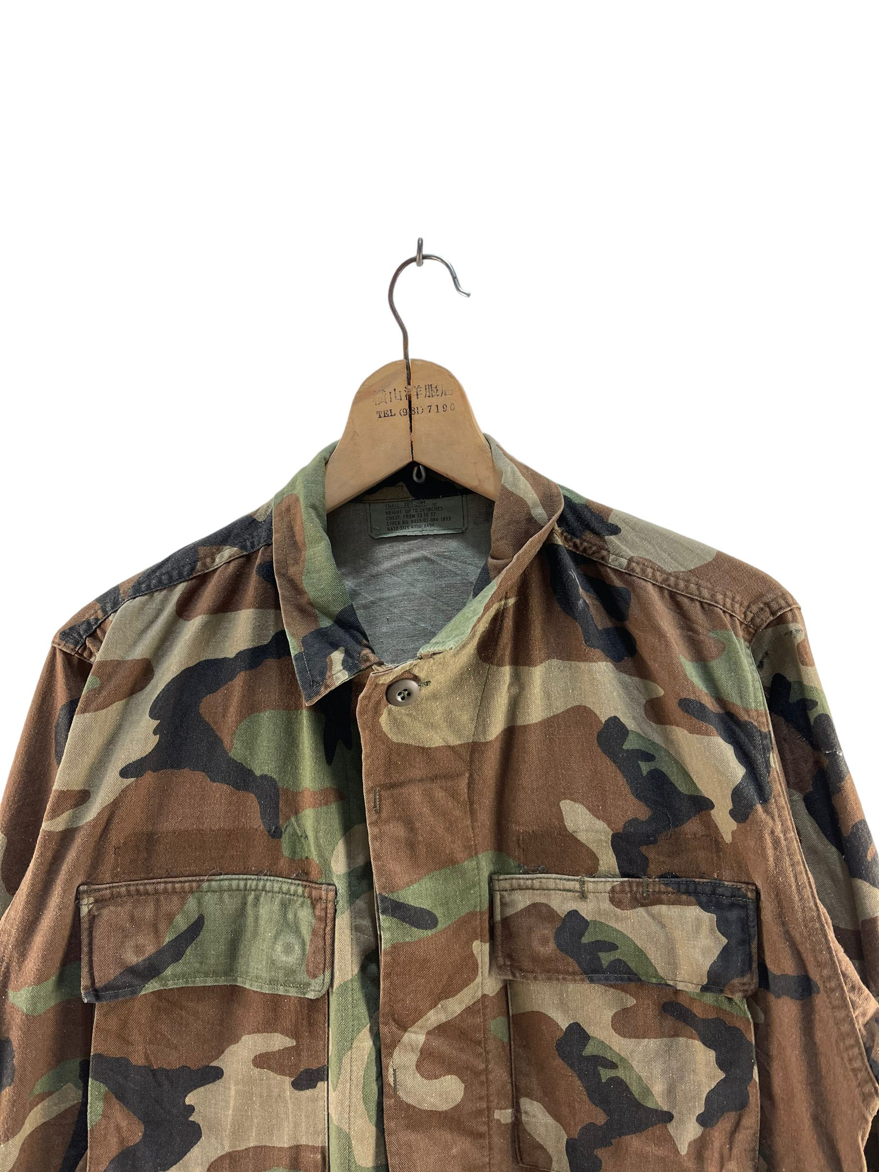 Other Vintage Woodland Camouflage Pattern Coat Combat Jacket Size US XXS / EU 40 - 8 Thumbnail