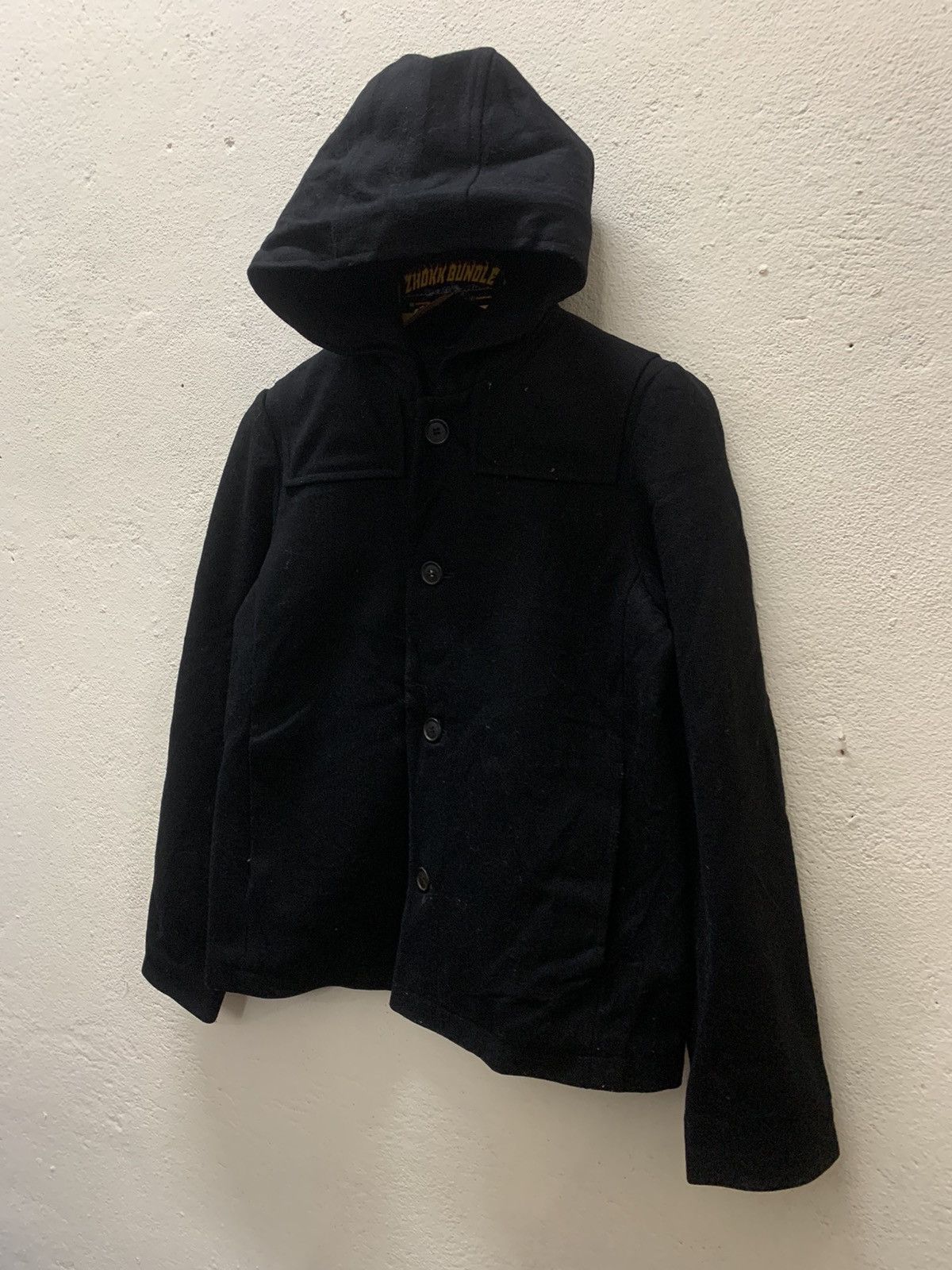 A.P.C. A.P.C Hooded Short Coat Wool Jacket Size S / US 4 / IT 40 - 2 Thumbnail