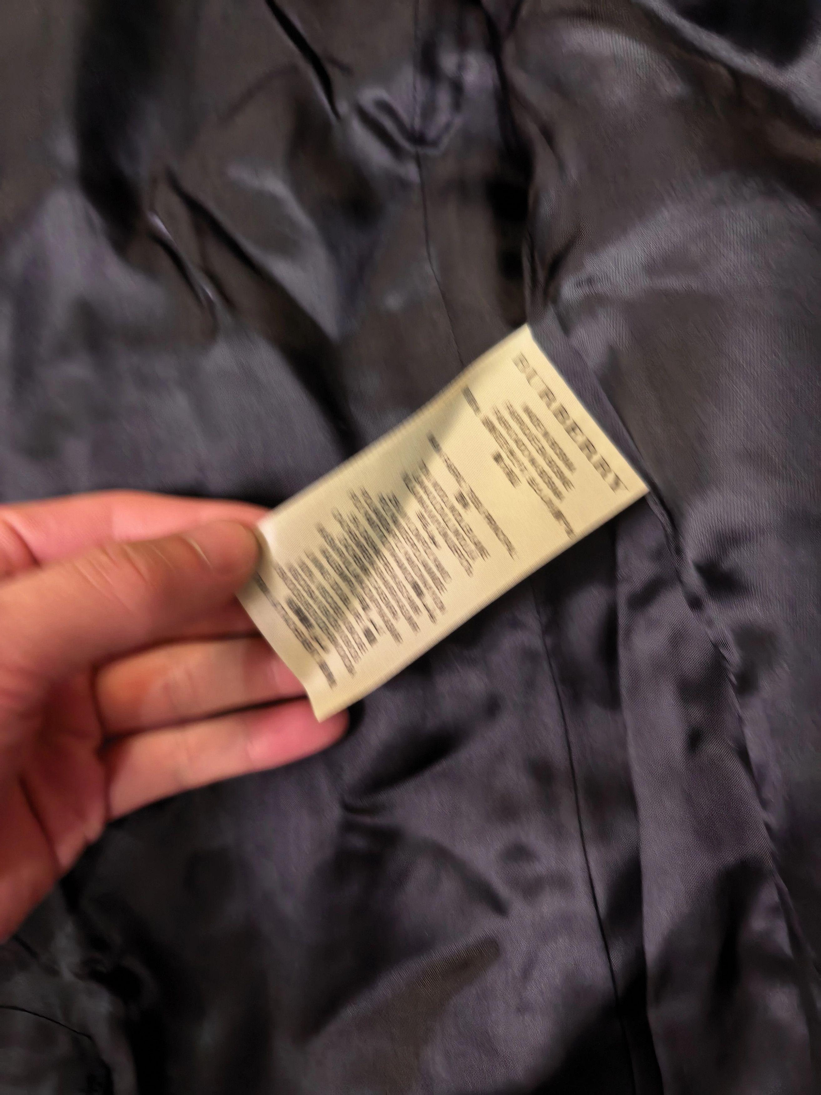 Burberry Burberry Classic Double-Breasted Black Wool Coat UK4 Size XS / US 0-2 / IT 36-38 - 5 Thumbnail