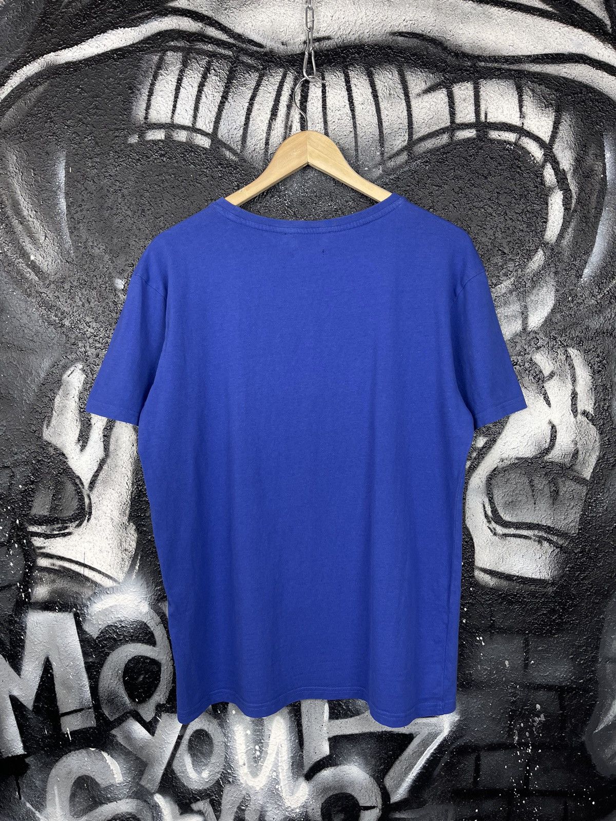 Ed Hardy Ed Hardy by Christian Audigier Y2K Skull Logo Blue T-Shirt Size US L / EU 52-54 / 3 - 5 Thumbnail