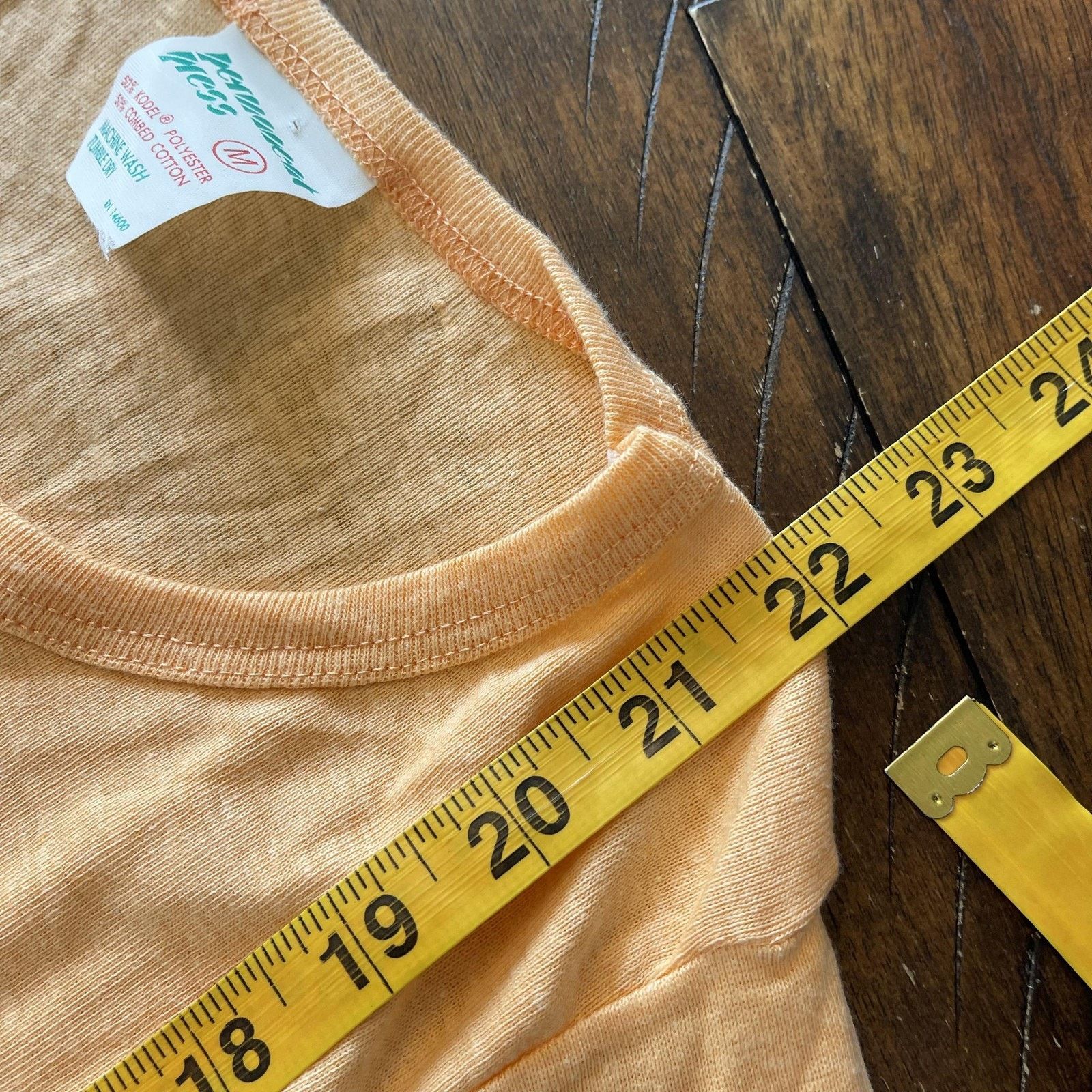Vintage Permanent Press Shirt Womens M Crewneck Soft Retro Top Size M / US 6-8 / IT 42-44 - 7 Thumbnail