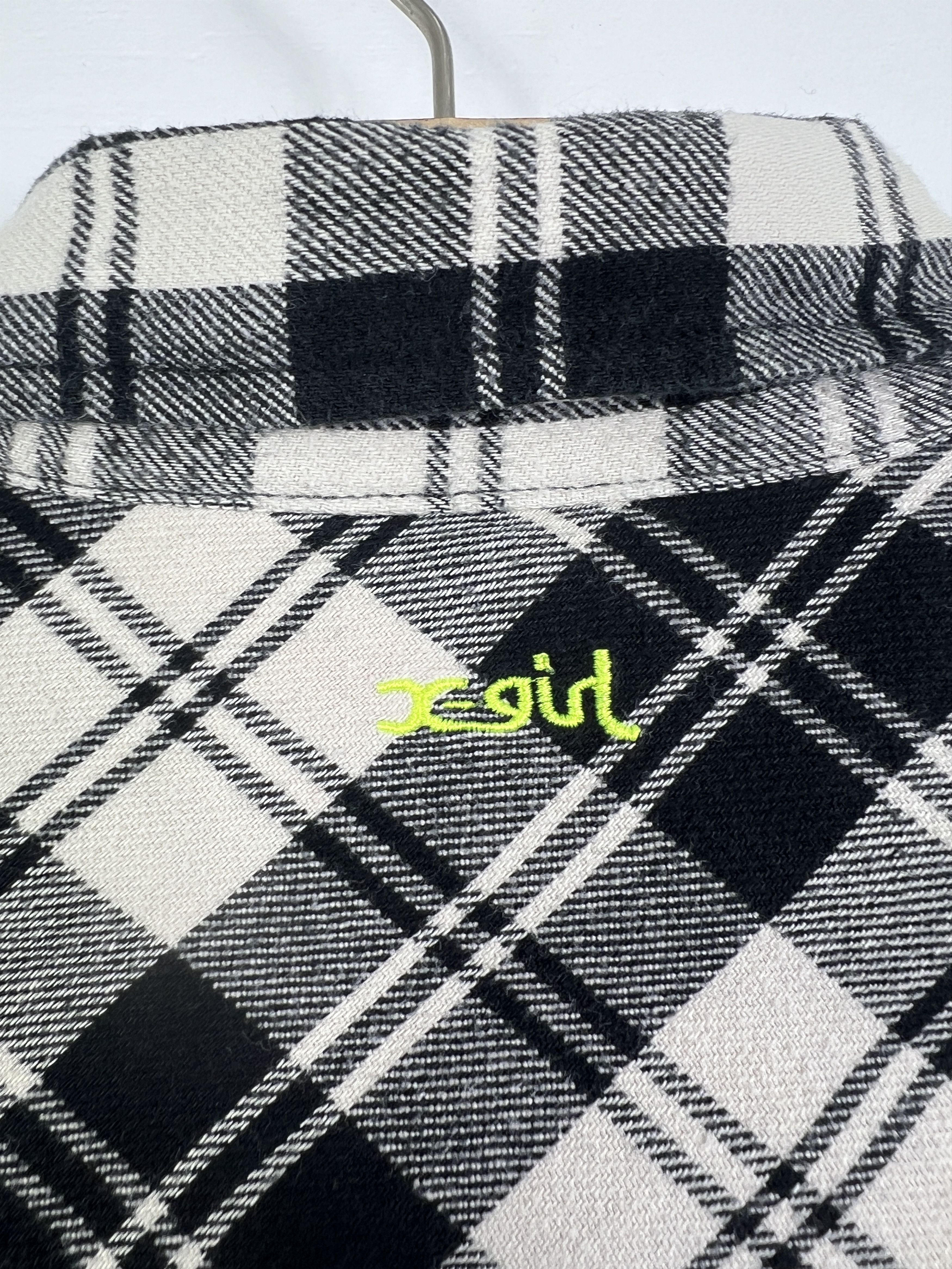 X-Girl X-Girl Two Tone Plaid Flannel Shirt (1) GTMPT944 Size XS / US 0-2 / IT 36-38 - 10 Thumbnail