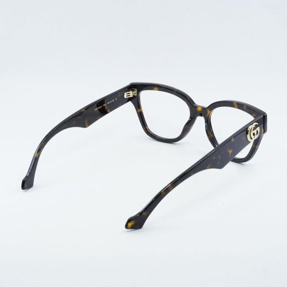 Gucci 🕶️ New Gucci GG1424O 006 Eyeglasses - Dark Havana Frame Size ONE SIZE - 9 Thumbnail