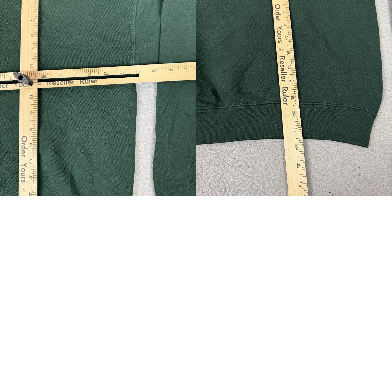 Fruit Of The Loom VINTAGE Fruit of the Loom Sweatshirt Unisex Adults L Green Embroidered NYC 80s 90s USA Size US L / EU 52-54 / 3 - 9 Thumbnail