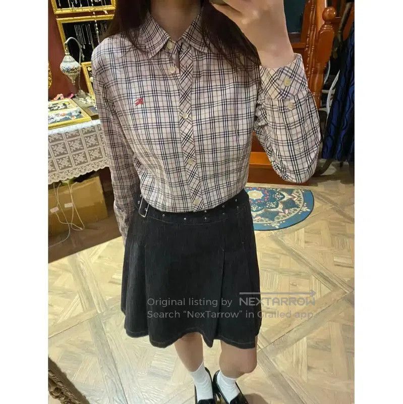 Burberry Burberry Beige Cotton Women's Shirt. Size M / US 6-8 / IT 42-44 - 8 Thumbnail