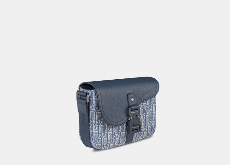 Dior o1w1db10426 1ADPO0 Size : OS / Small Saddle Bag in Blue Size ONE SIZE - 2 Thumbnail