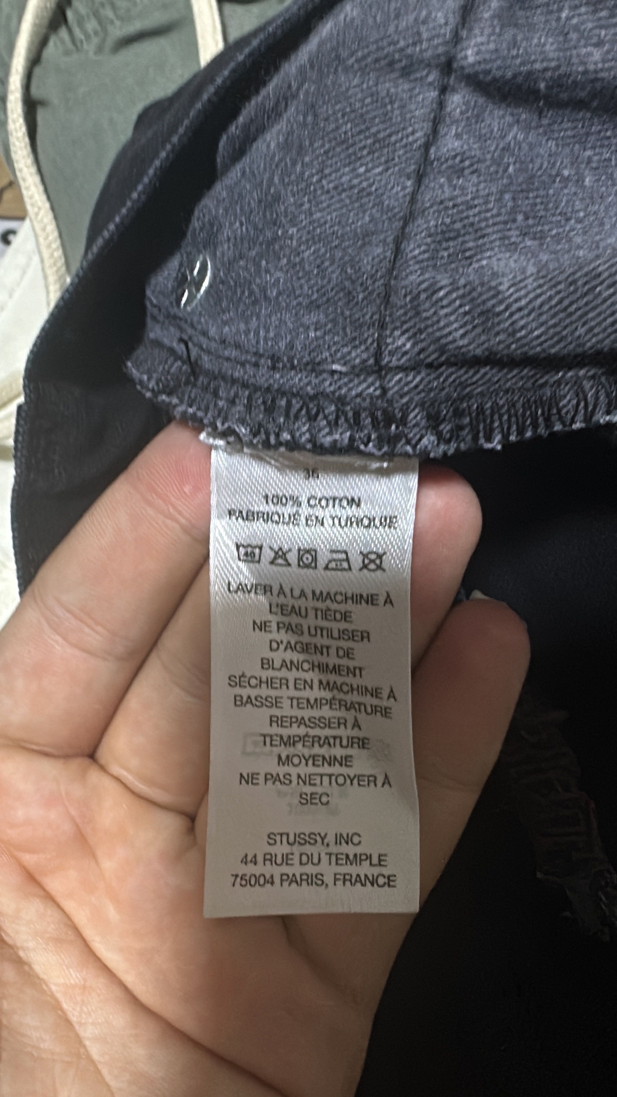 Stussy Stussy Big Ol Jean Black Size 36 Size US 36 / EU 52 - 5 Thumbnail
