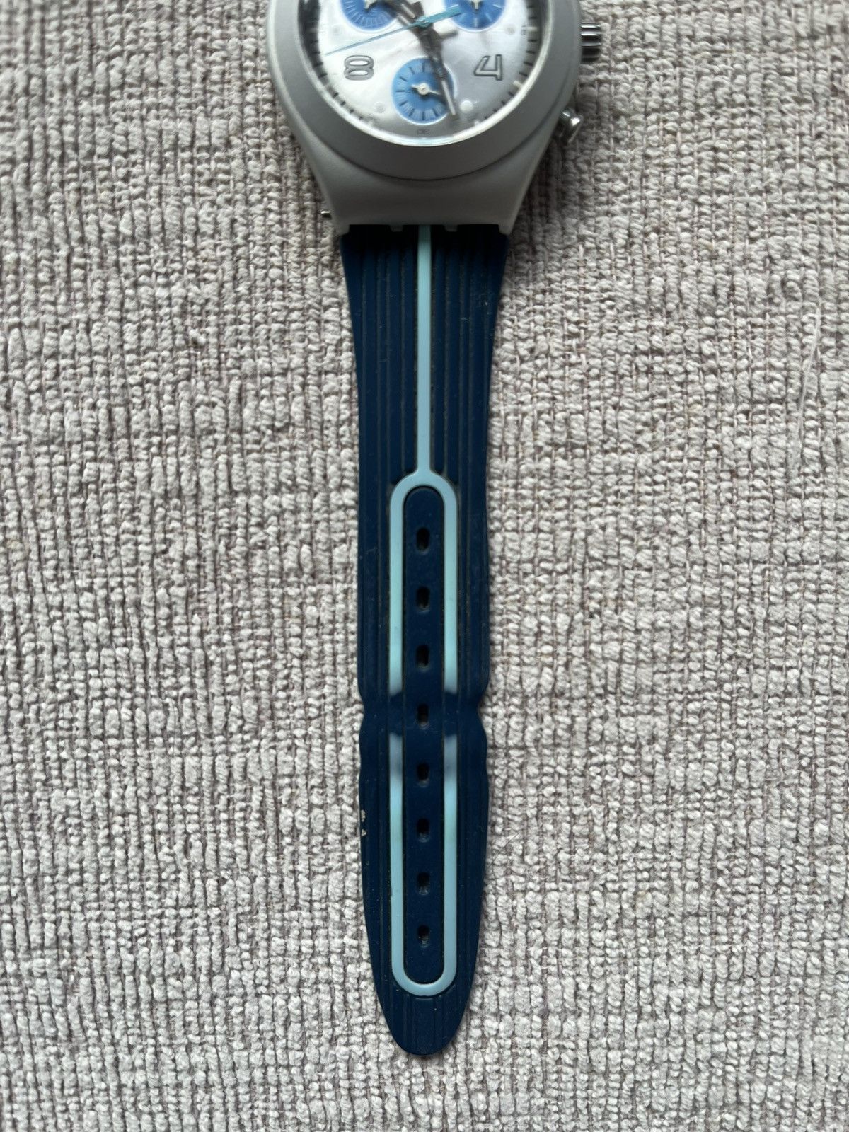 Swatch VNTG 2004 Swatch Irony Midi Chrono YMS1009 Bluish Size ONE SIZE - 3 Thumbnail