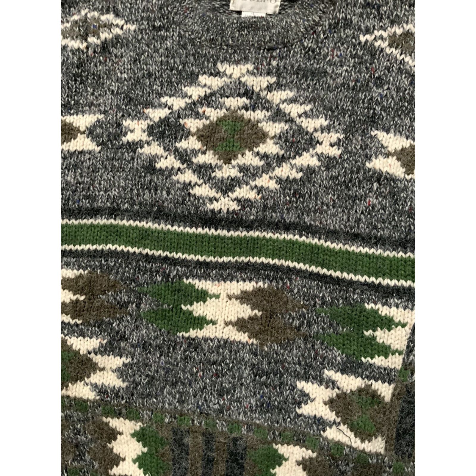 Vintage VINTAGE Adolfo Chimayo Aztec Southwestern Native Wool Blend Crewneck Sweater LG Mens Size US L / EU 52-54 / 3 - 7 Thumbnail