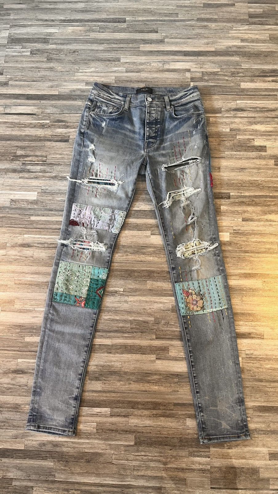 Amiri AMIRI Art Patch Jeans Size US 32 / EU 48 - 1 Thumbnail