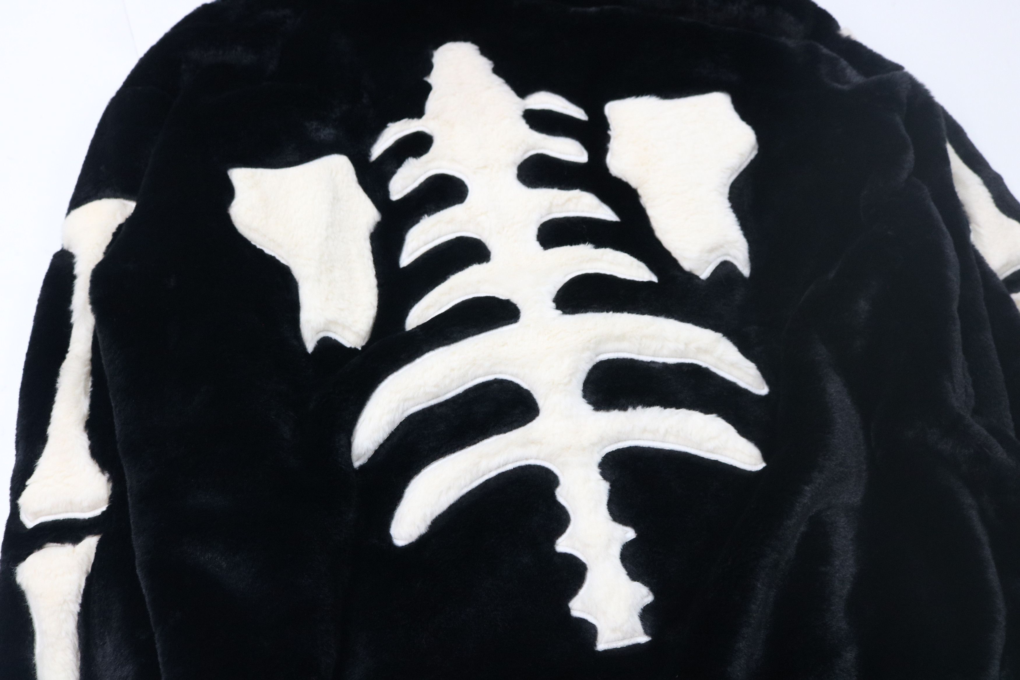 Vanson Leathers VANSON Skeleton Fleece Hooded Zip-Up Size US L / EU 52-54 / 3 - 3 Thumbnail