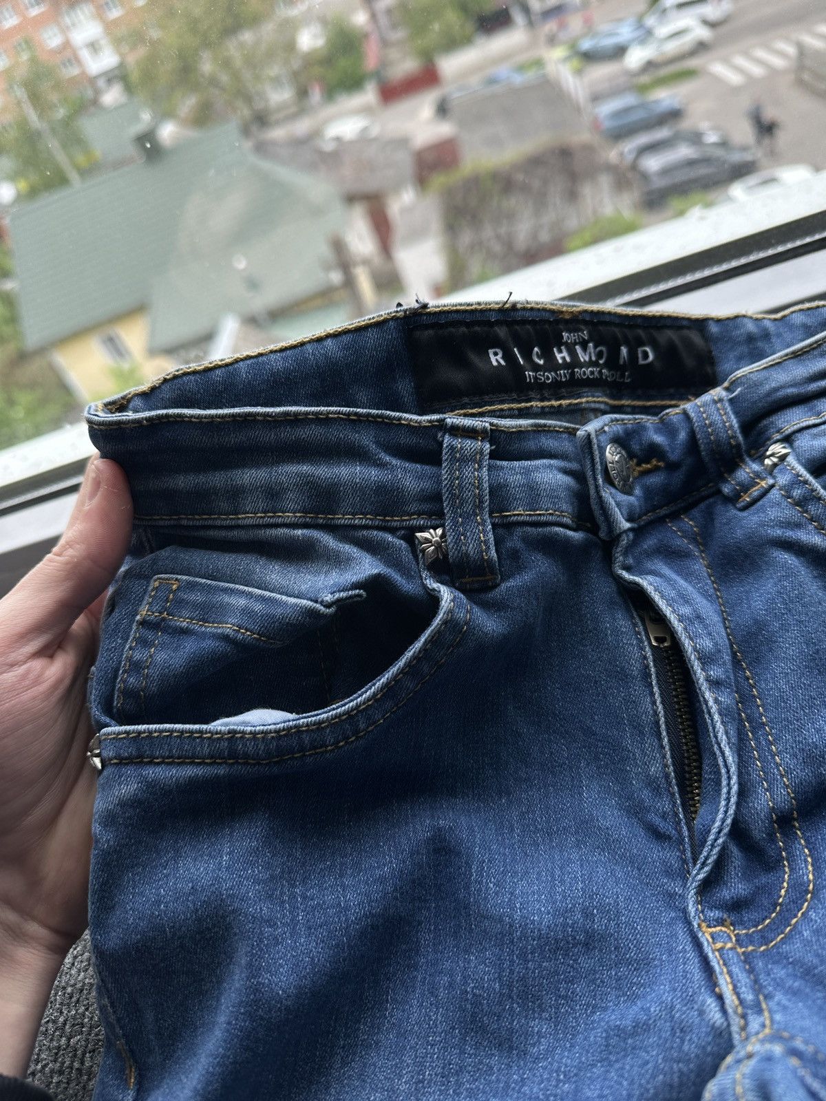 John Richmond 🚨 BOOTCUT JOHN RICHMOND WOMEN JEANS IFSIXWASNINE Size 26" / US 2 / IT 38 - 6 Thumbnail