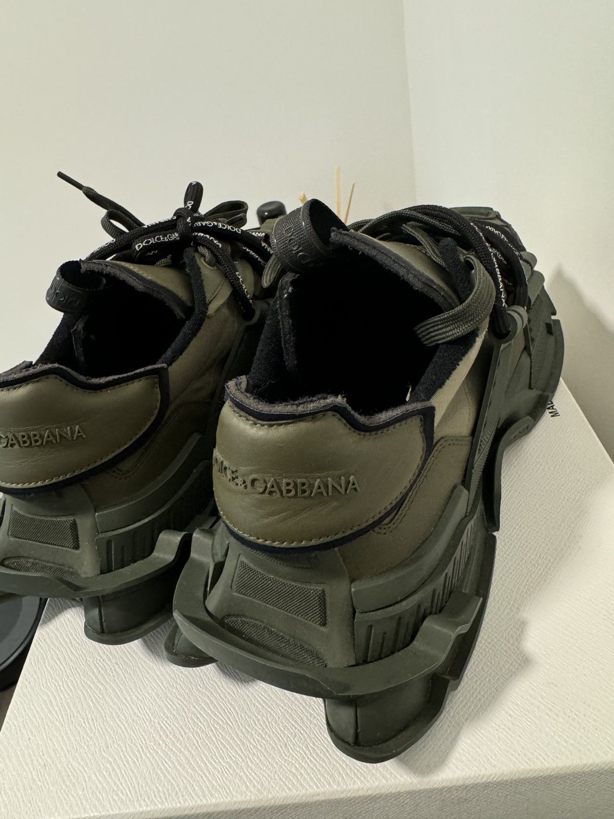 Dolce & Gabbana Dolce & Gabbana Space Runner Khaki Sneakers Size US 11 / EU 44 - 3 Thumbnail