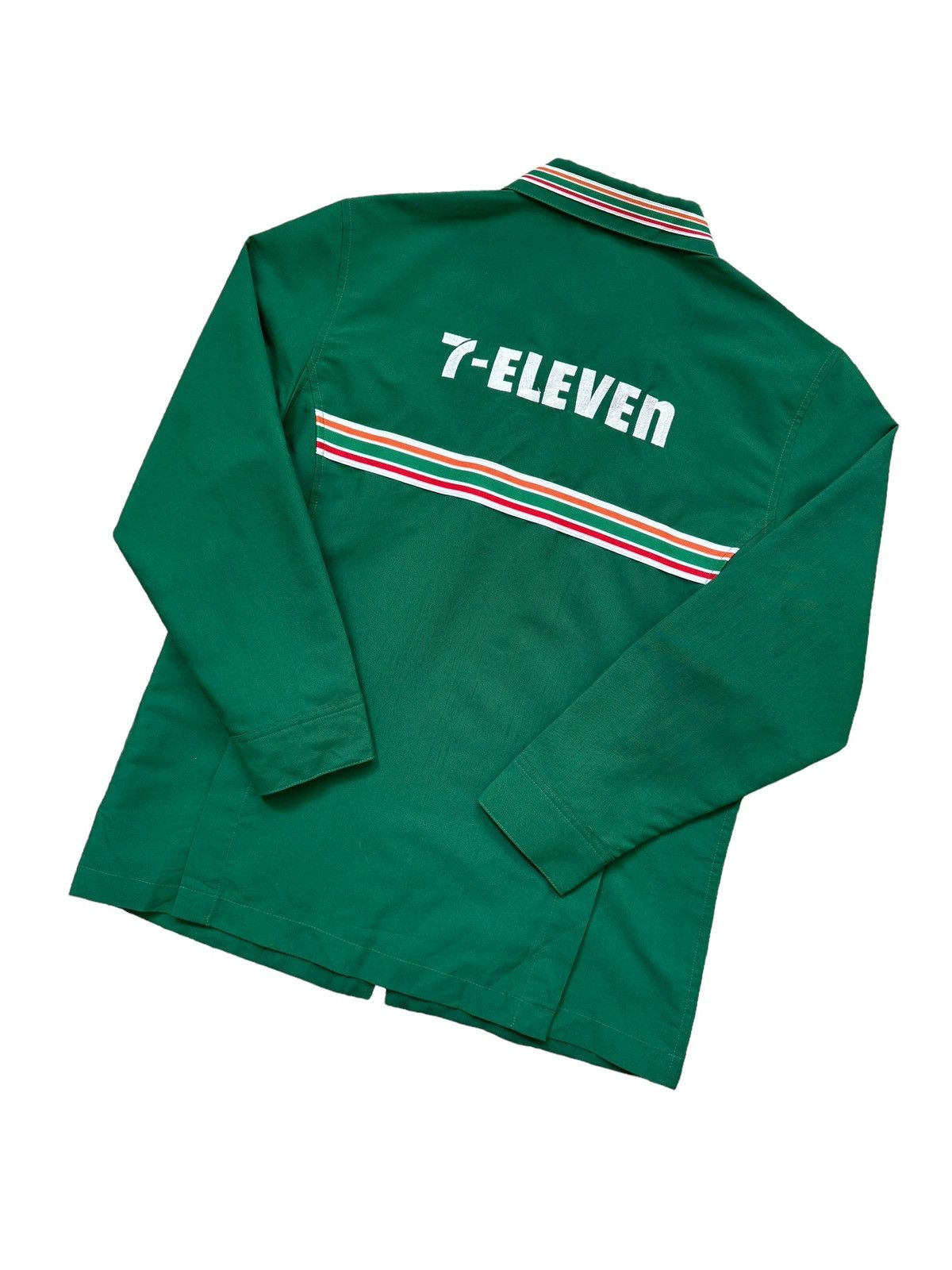 Japanese Brand Vintage 7-Eleven Uniform Jacket/Shirt Zip Up Size US M / EU 48-50 / 2 - 17 Thumbnail