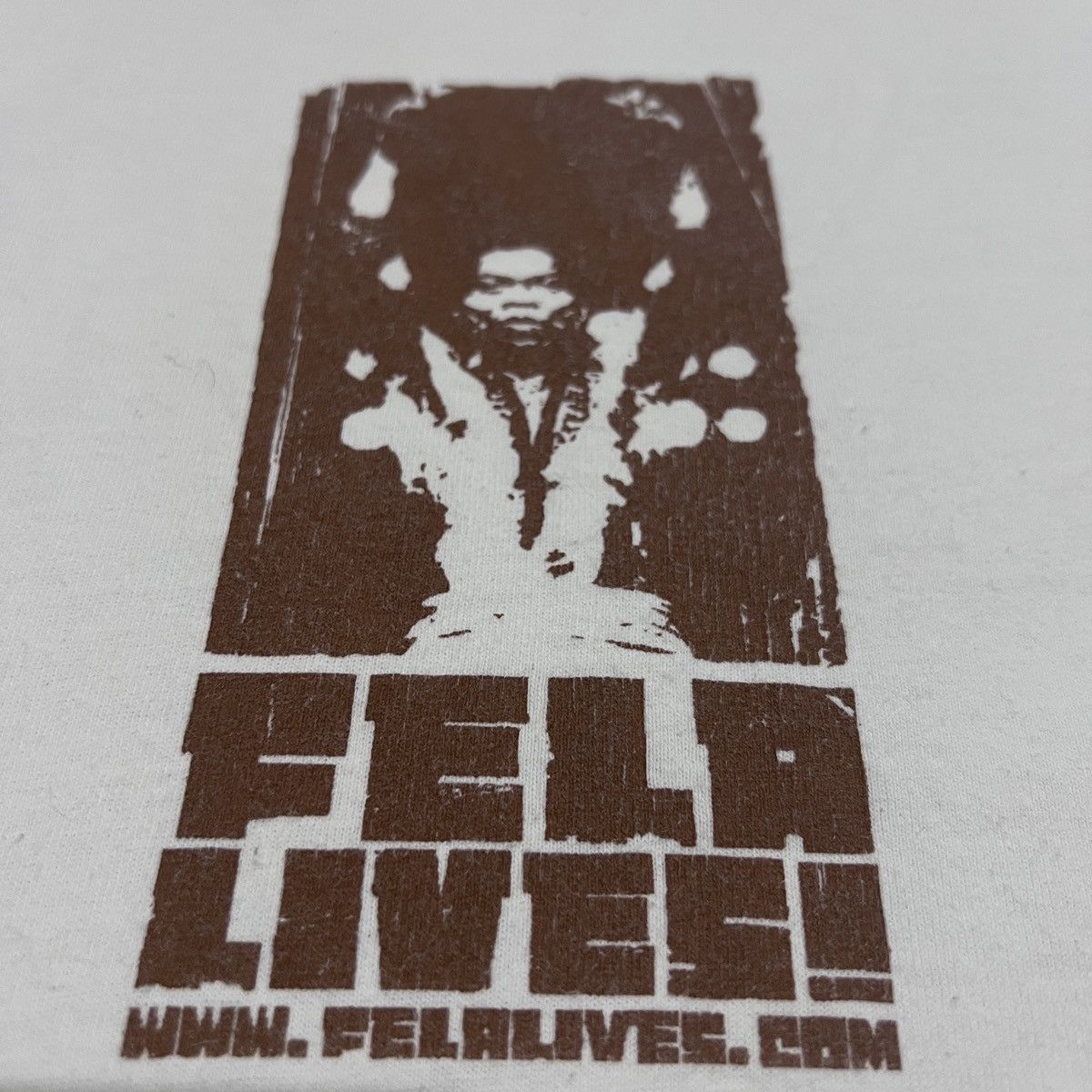 Band Tees × Vintage Vintage Y2K Fela Kuti Promo Tee Shirt Size US L / EU 52-54 / 3 - 1 Thumbnail