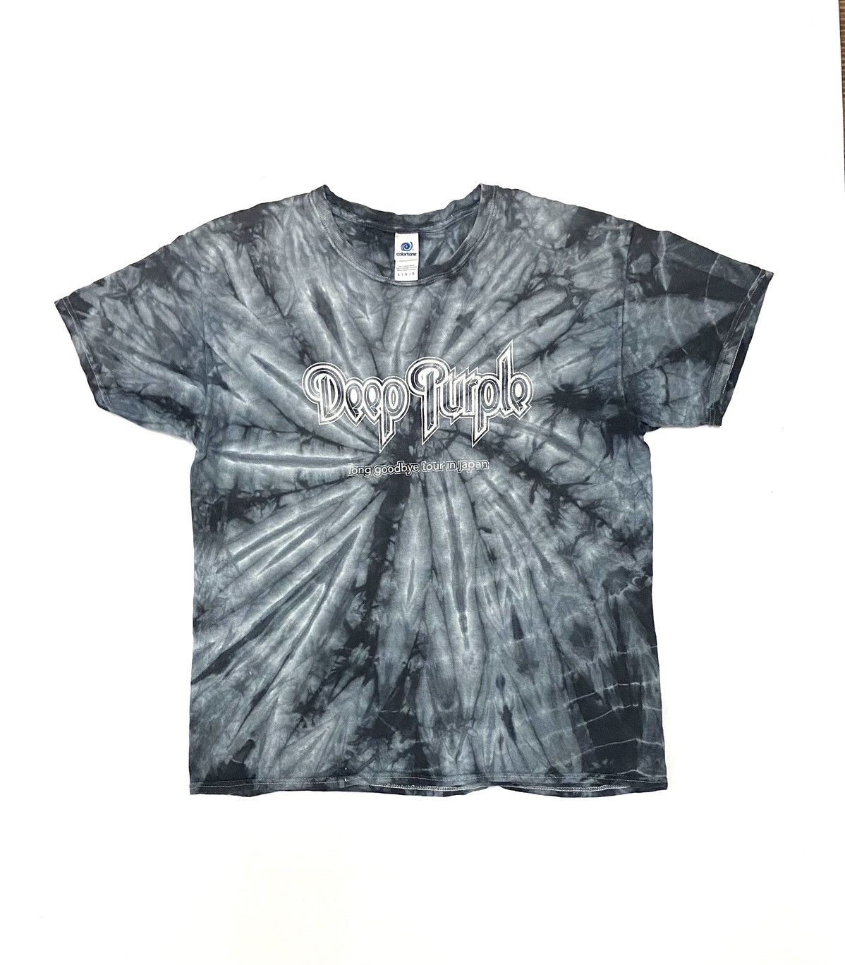 Band Tees DEEP PURPLE LONG GOODBYE TOUR IN JAPAN TYE DYE TEE Size US L / EU 52-54 / 3 - 1 Thumbnail