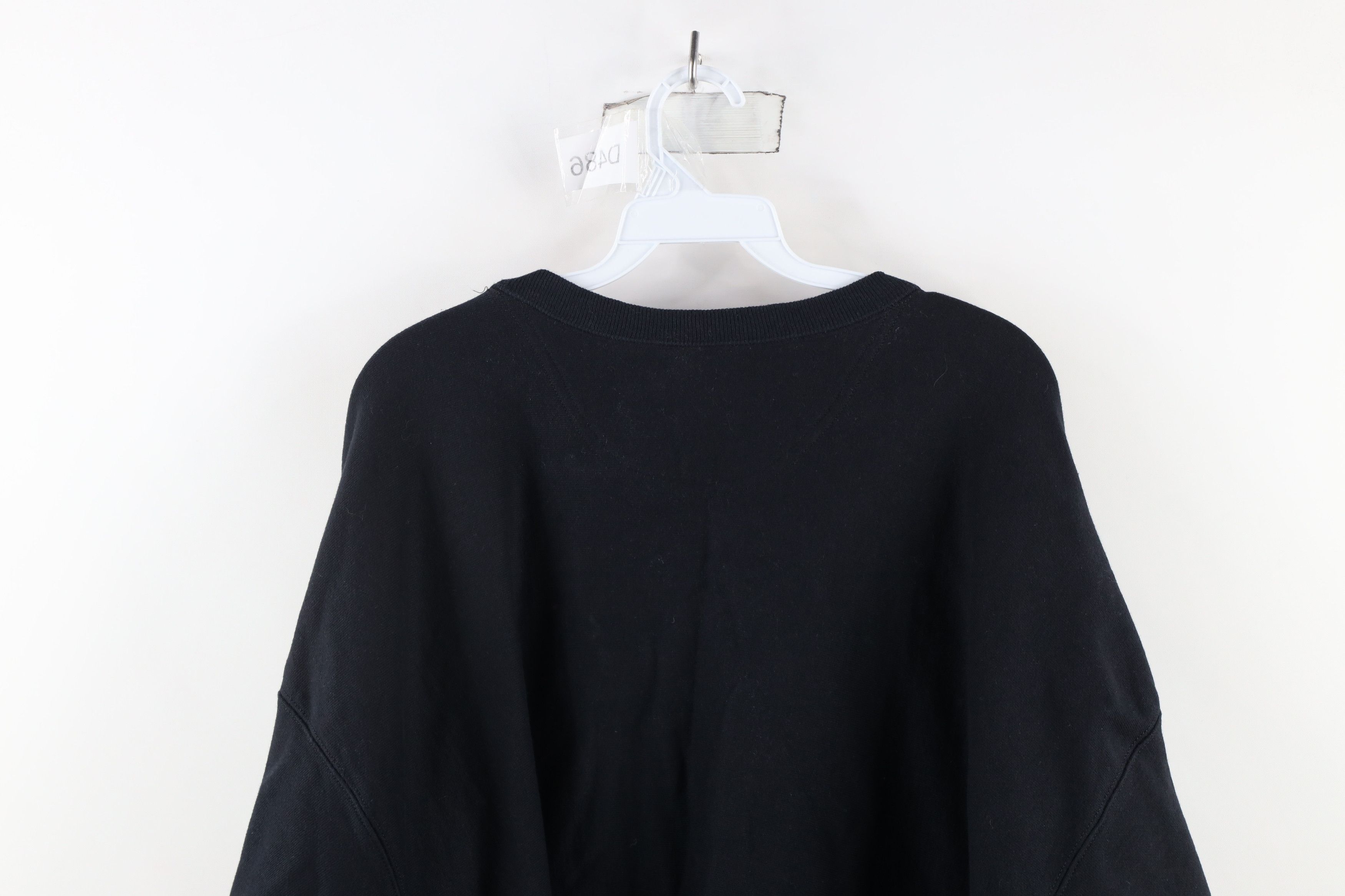 Champion × Vintage Vintage 90s Champion Reverse Weave Crewneck Sweatshirt Black Size US XXL / EU 58 / 5 - 8 Thumbnail
