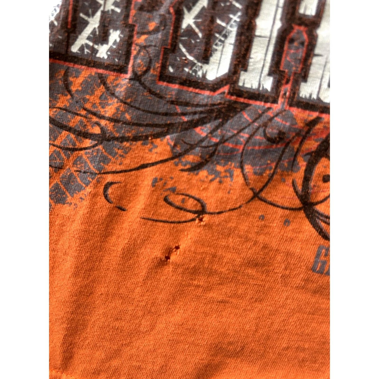Lee General Lee Shirt Mens Small Orange Keep It Between The Ditches Graphic Tee Size US S / EU 44-46 / 1 - 3 Thumbnail