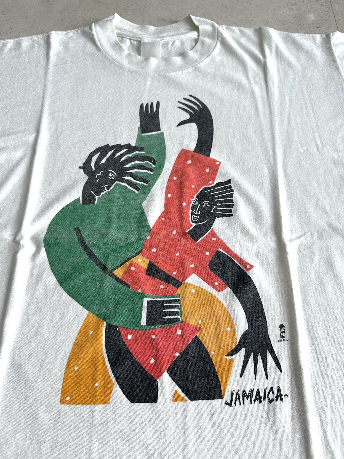Vintage Jamaica Island T-Shirt Size US L / EU 52-54 / 3 - 2 Thumbnail