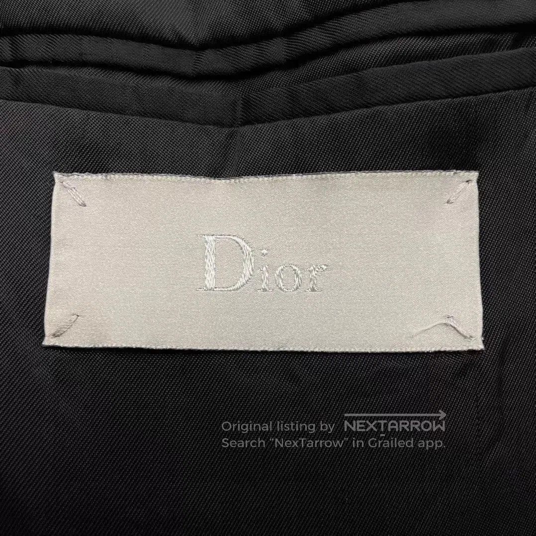 Dior Black Tailored Blazer with Contrast Trim Details. Size US M / EU 48-50 / 2 - 5 Thumbnail