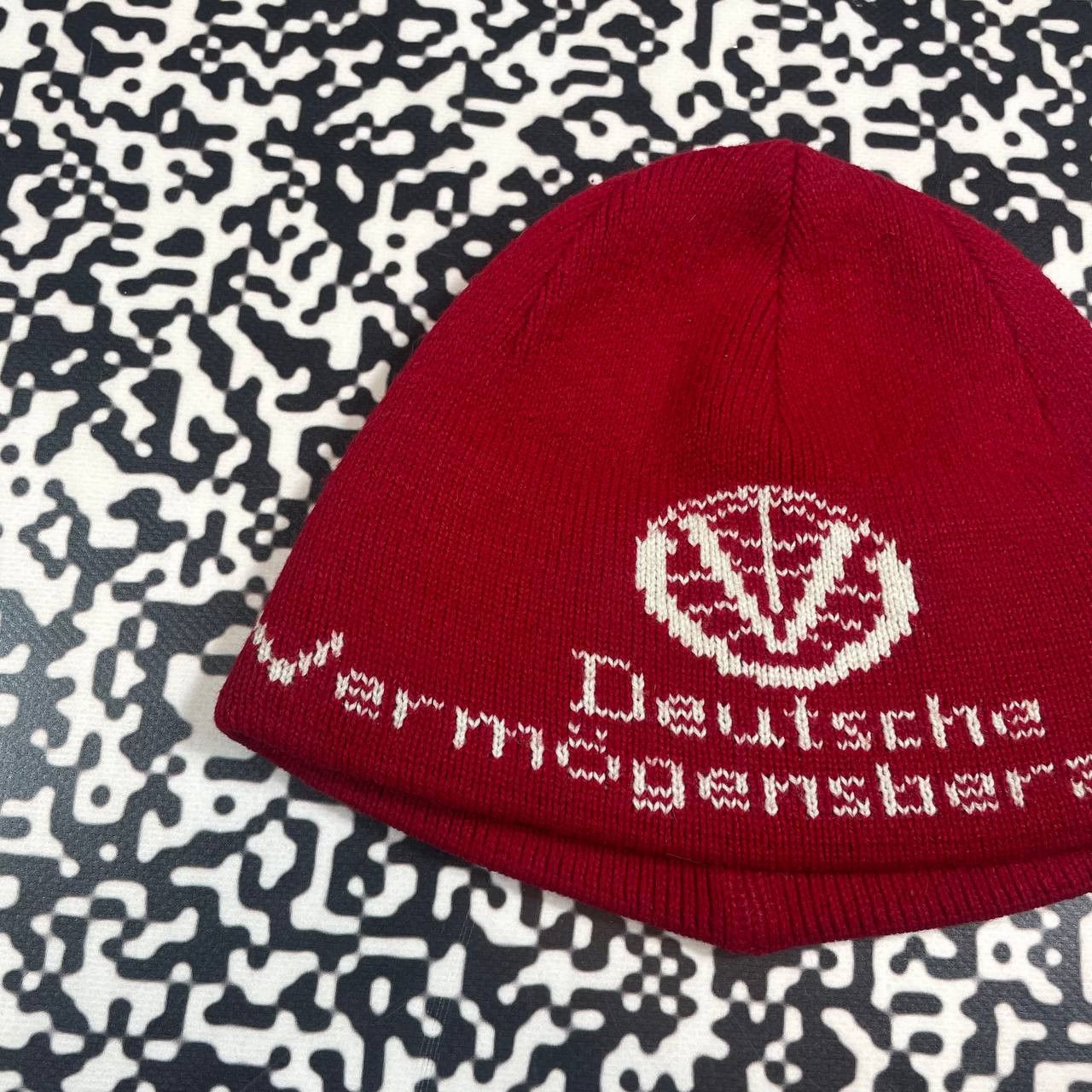 Ferrari Vintage 90s Michael Schumacher Ferrari Racing Beanie Hat Size ONE SIZE - 3 Thumbnail