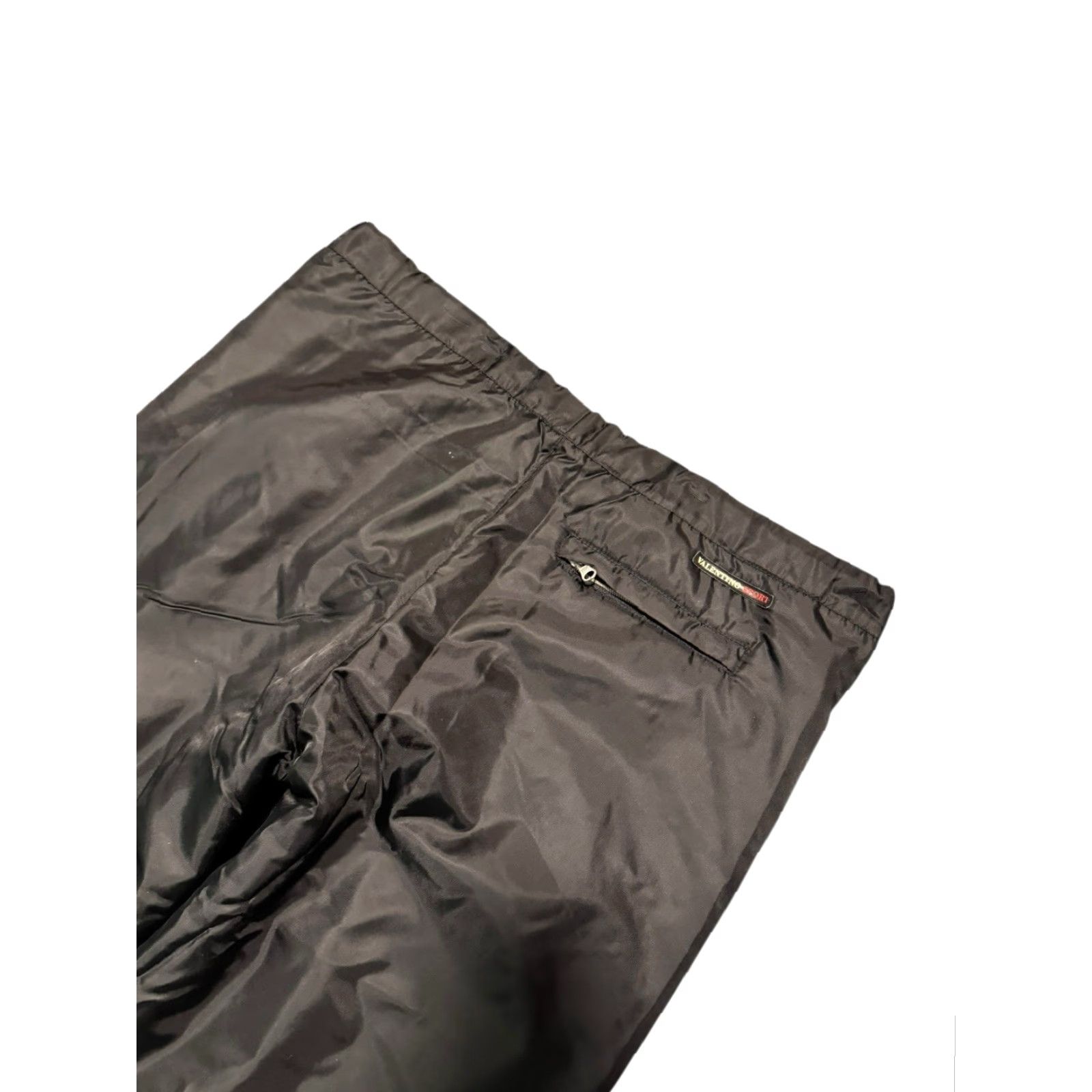 Valentino VINTAGE Valentino Sport Black Padded Ski Snow Pants Mens 48 M/L Italy Pants Regular Black 90s Snow Pants Men Size US 31 - 5 Thumbnail