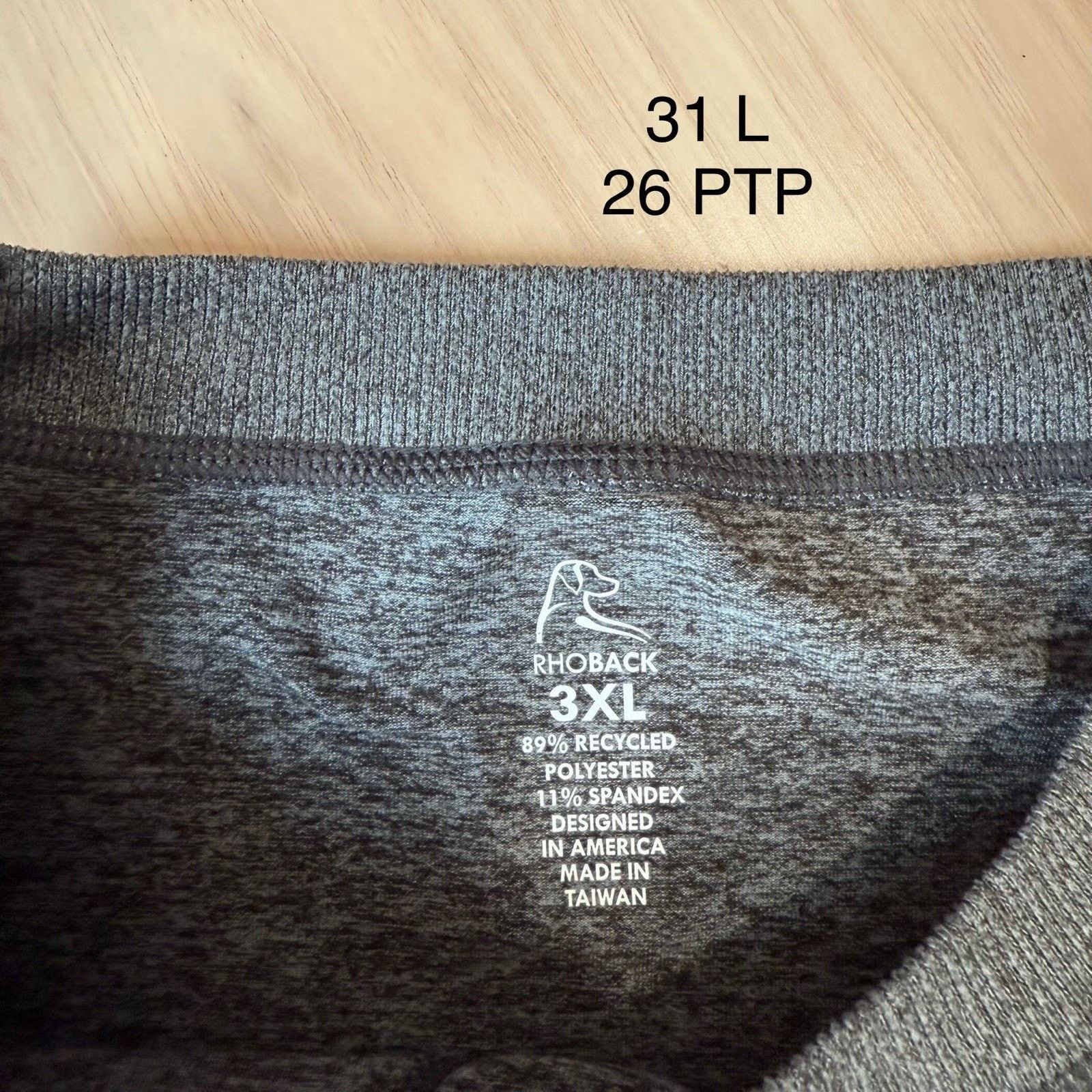 Other Rhoback Pullover 3XL Gray Lightweight Sweatshirt Golf Size US XXL / EU 58 / 5 - 7 Thumbnail